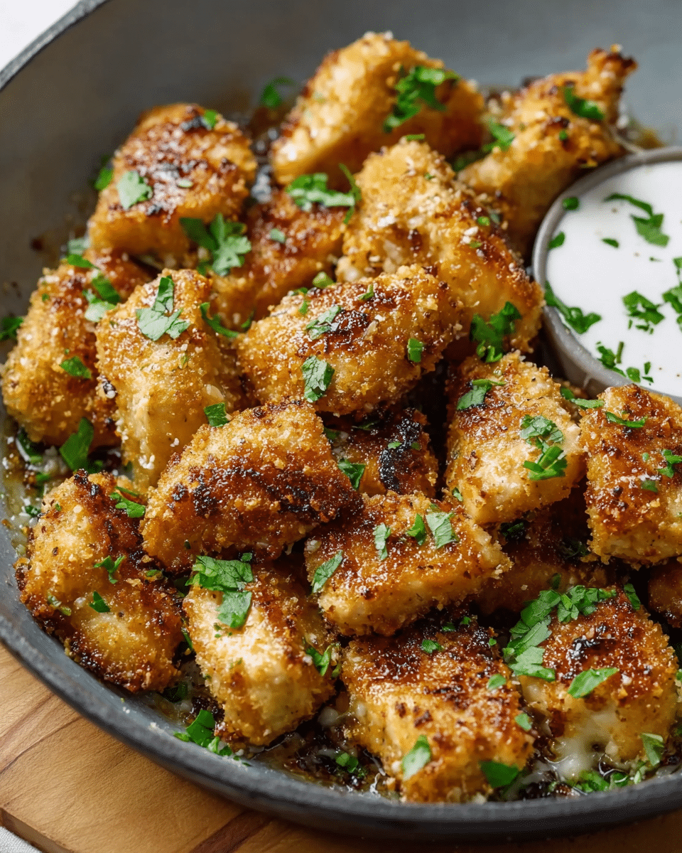 French Onion Dip Chicken Bites