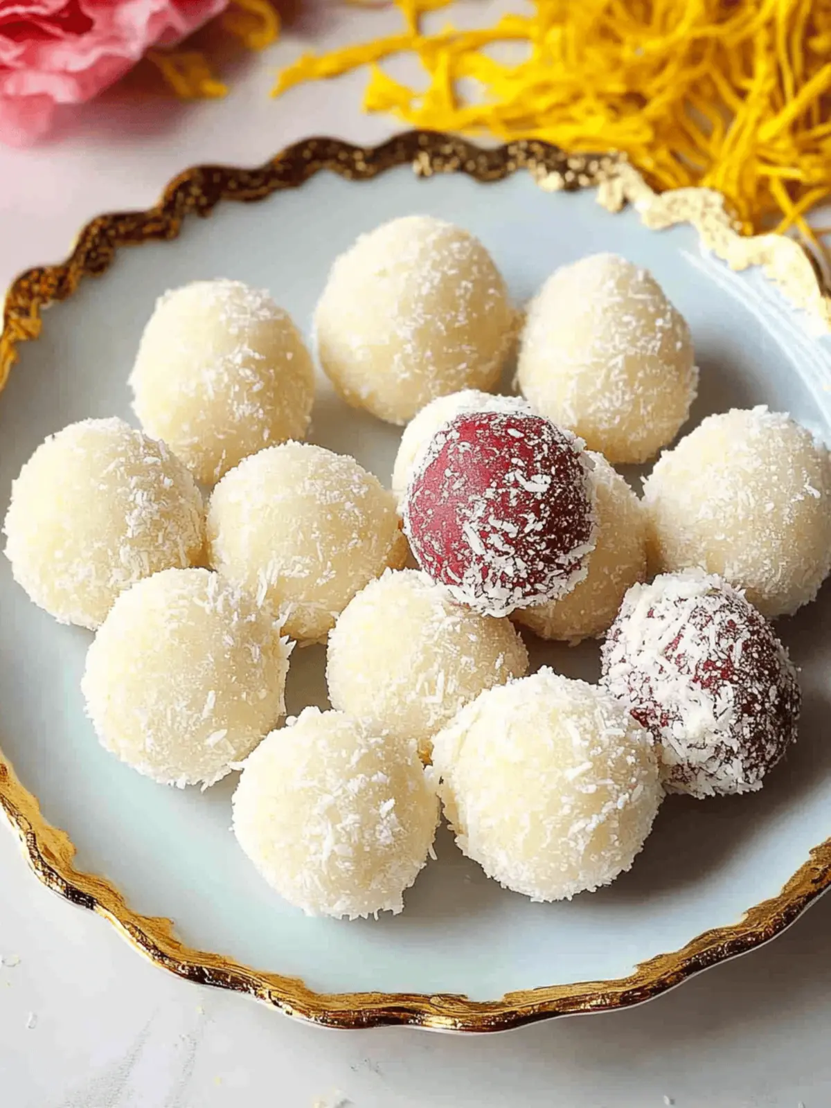 Delicious Coconut Ladoo: Easy Sweet Treat for Every Festivity 5 Coconut Ladoo