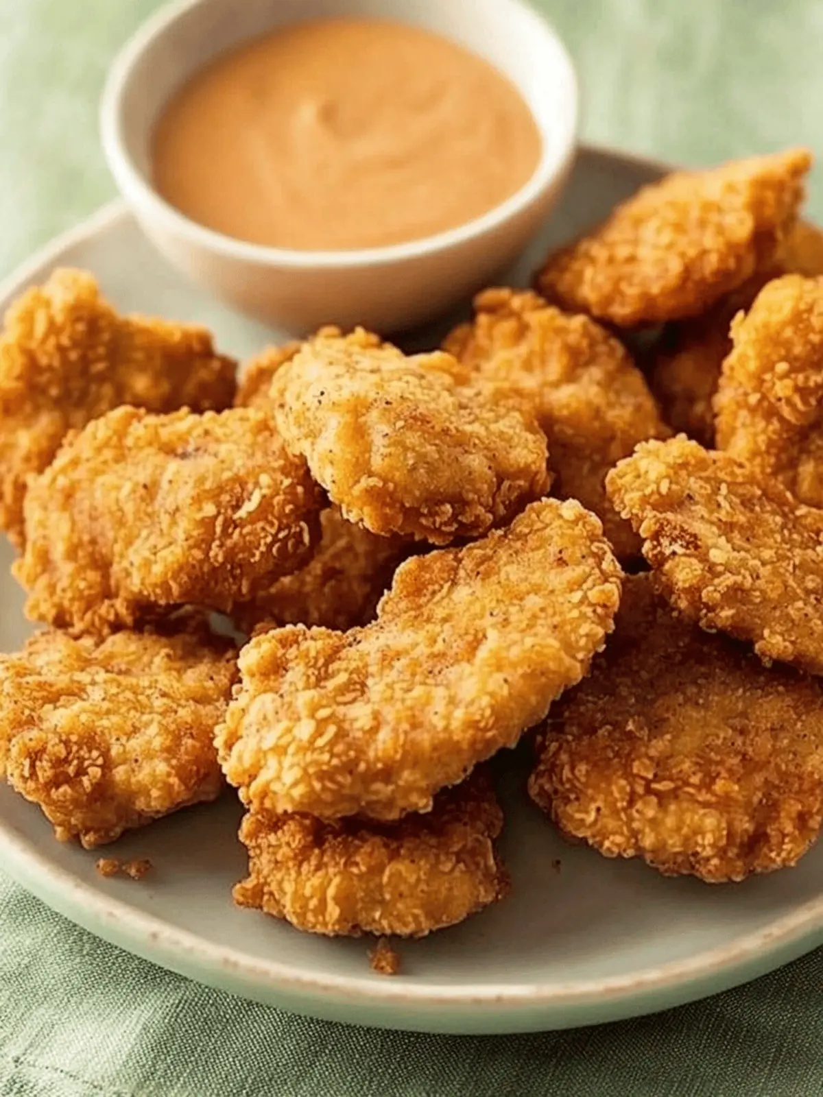 Homemade Fried Turkey Nuggets with Zesty Comeback Sauce 2 Fried Turkey Nuggets