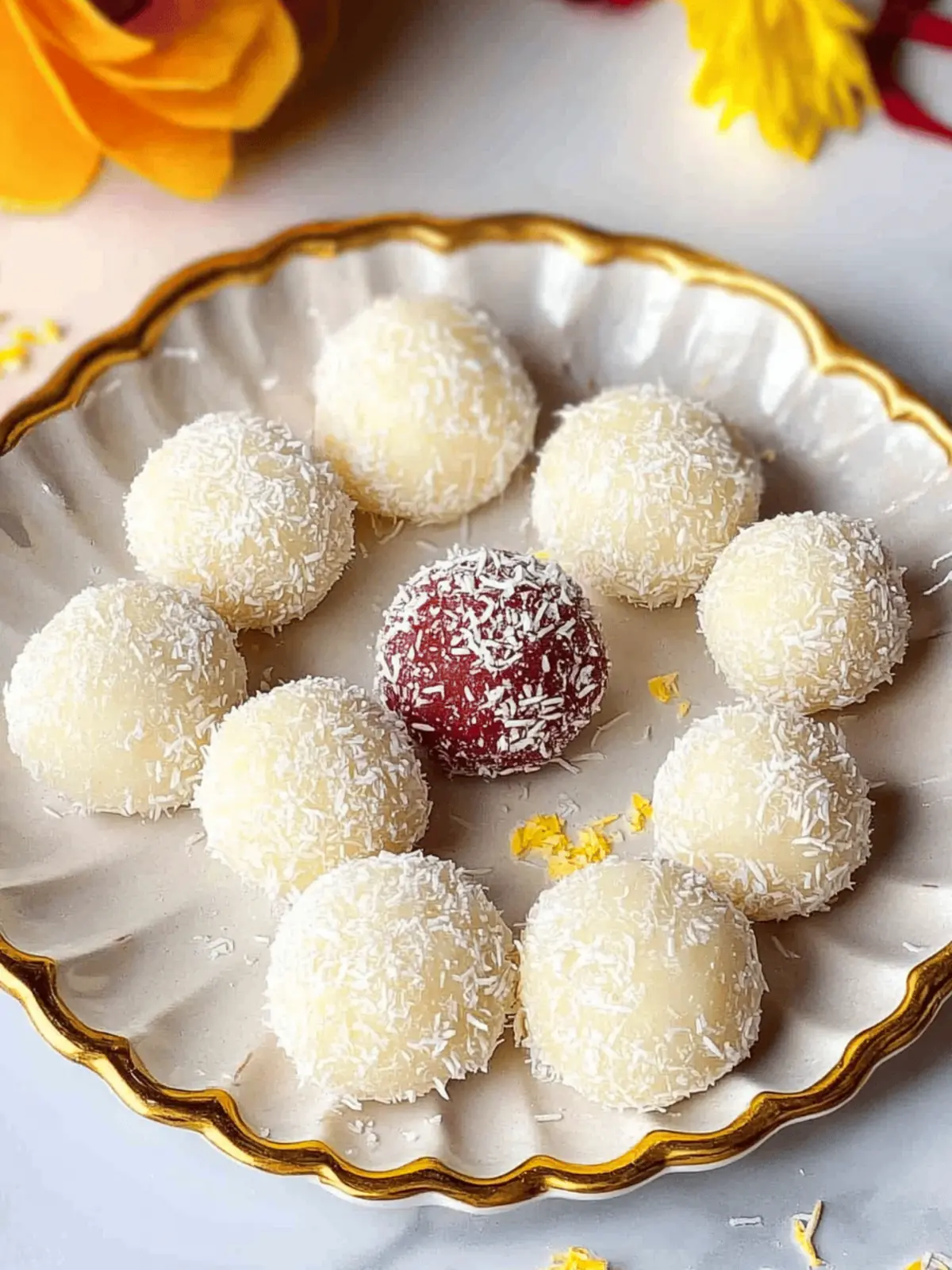 Delicious Coconut Ladoo: Easy Sweet Treat for Every Festivity 4 Coconut Ladoo