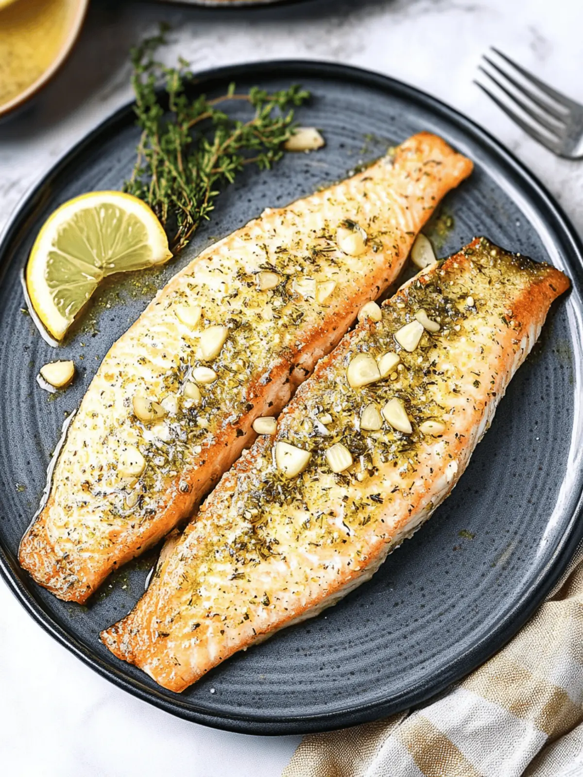 Baked Rainbow Trout with Garlic Butter for Easy Gourmet Nights 2 Baked Rainbow Trout With Garlic Butter