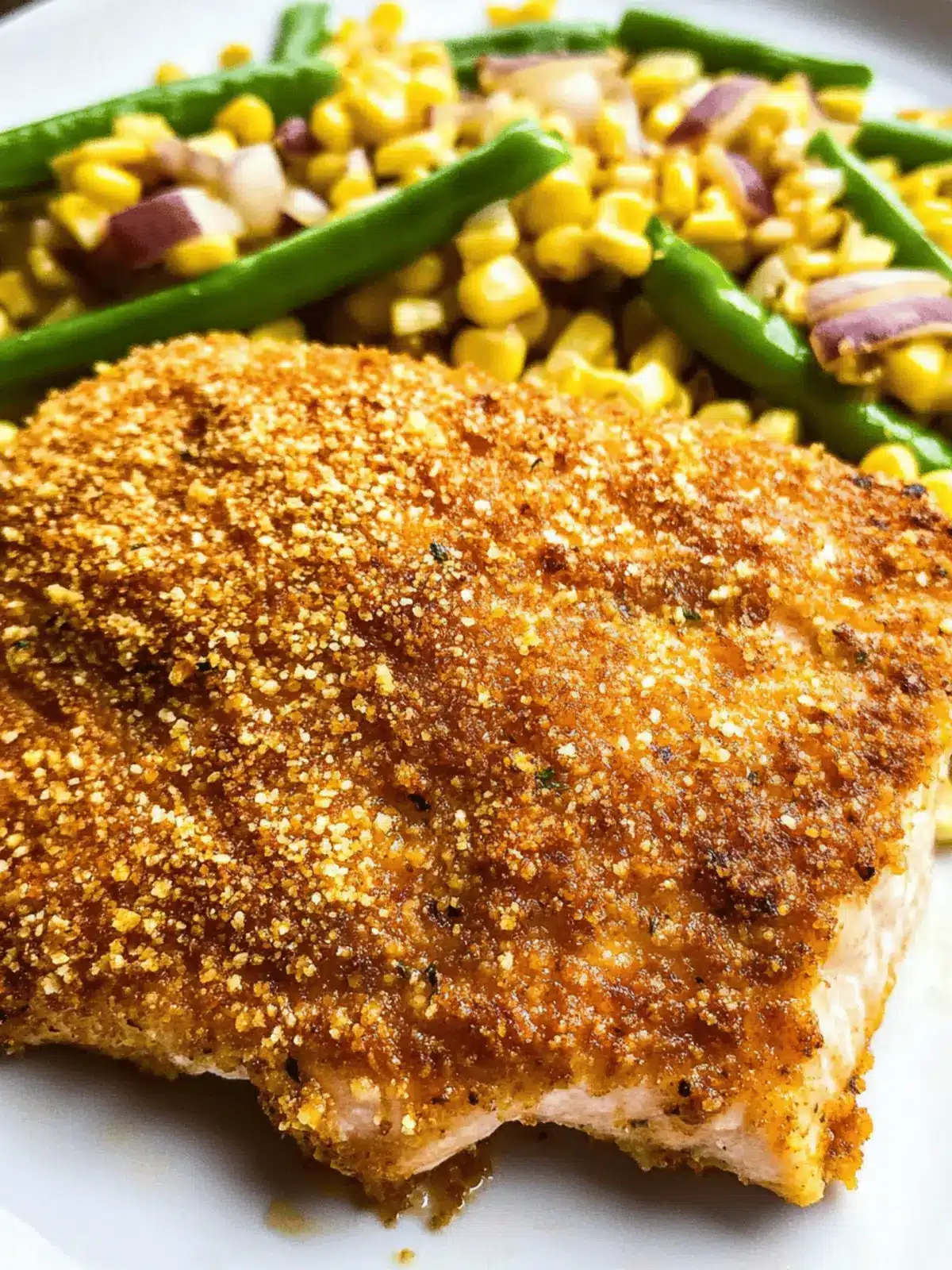 Crispy Cornmeal Crusted Salmon: A Quick Healthy Delight 5 Cornmeal Crusted Salmon