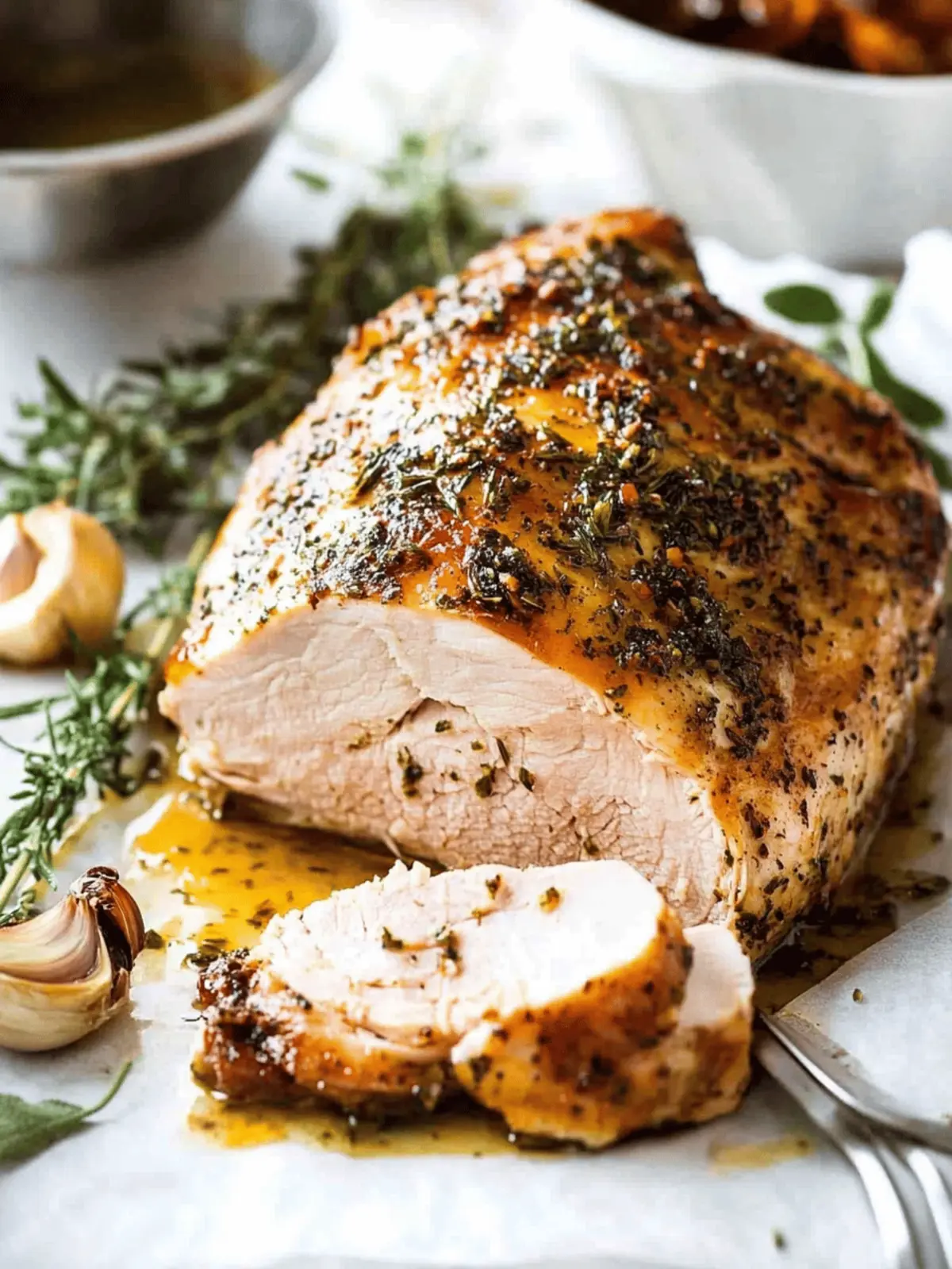 Roast Turkey Breast with Garlic Herb Butter for Juicy Perfection 5 Roast Turkey Breast with Garlic Herb Butter