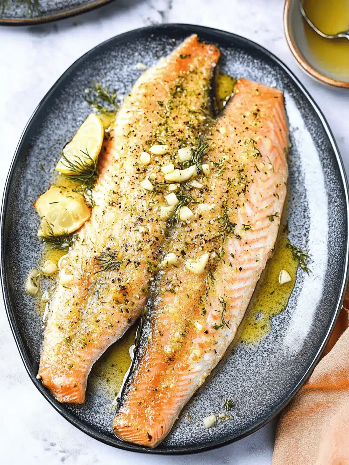 Baked Rainbow Trout with Garlic Butter for Easy Gourmet Nights 5 Baked Rainbow Trout With Garlic Butter