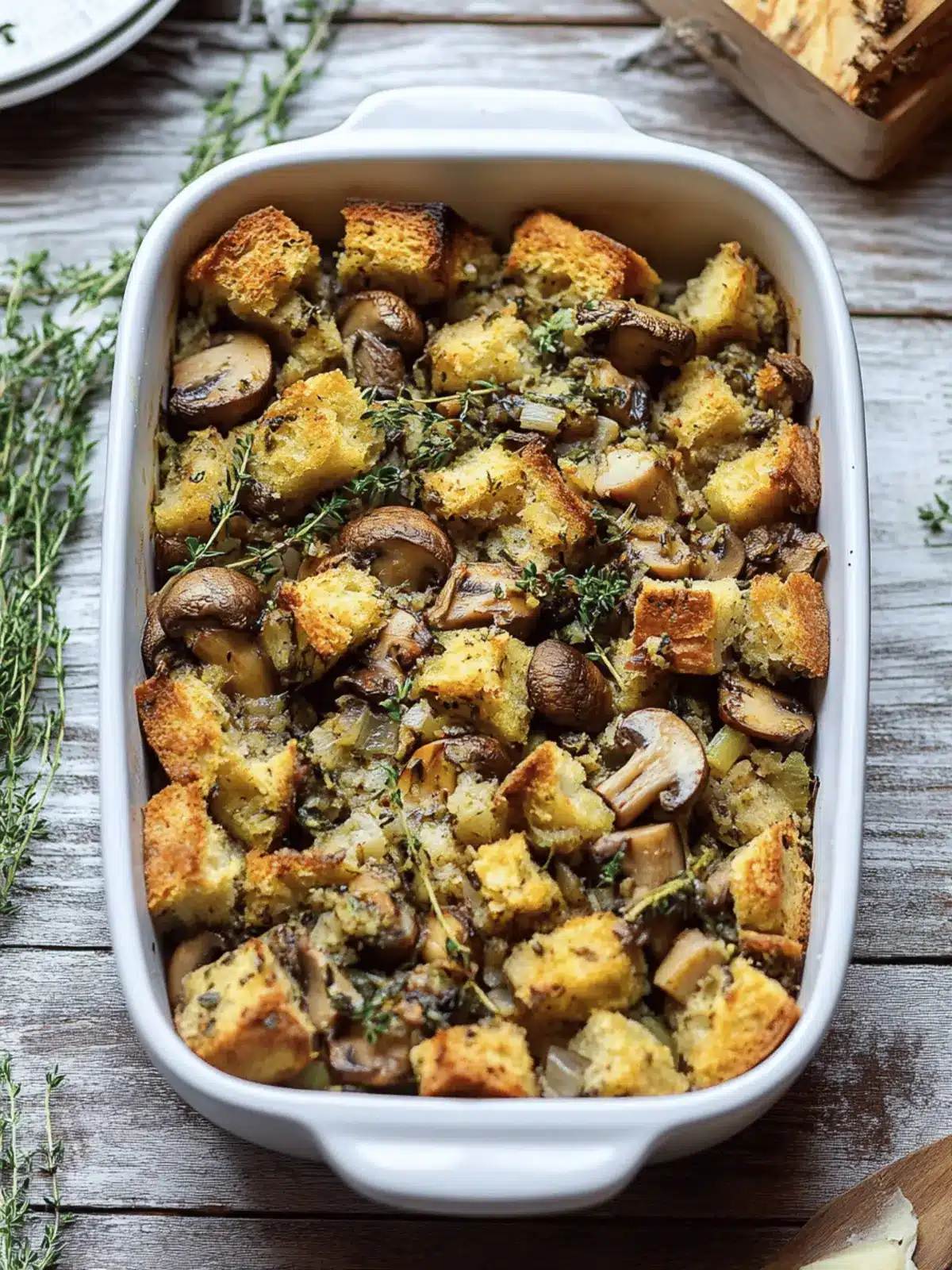 Roasted Garlic Mushroom Stuffing That Steals the Show 5 Roasted Garlic Mushroom Stuffing