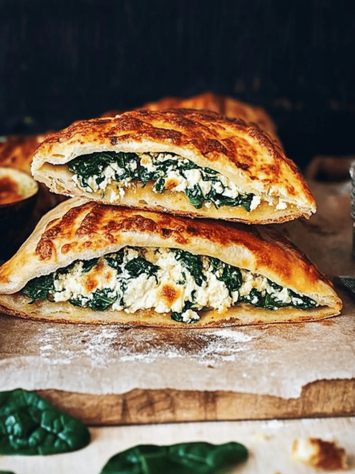 Savory Spinach-Ricotta Calzone That's Better Than Takeout 5 Spinach-Ricotta Calzone