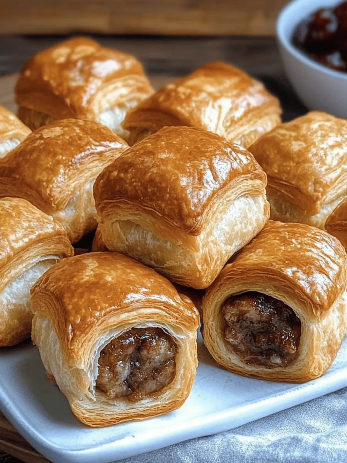 Mouthwatering British Sausage Rolls: Flaky & Easy Recipe 3 British Sausage Rolls
