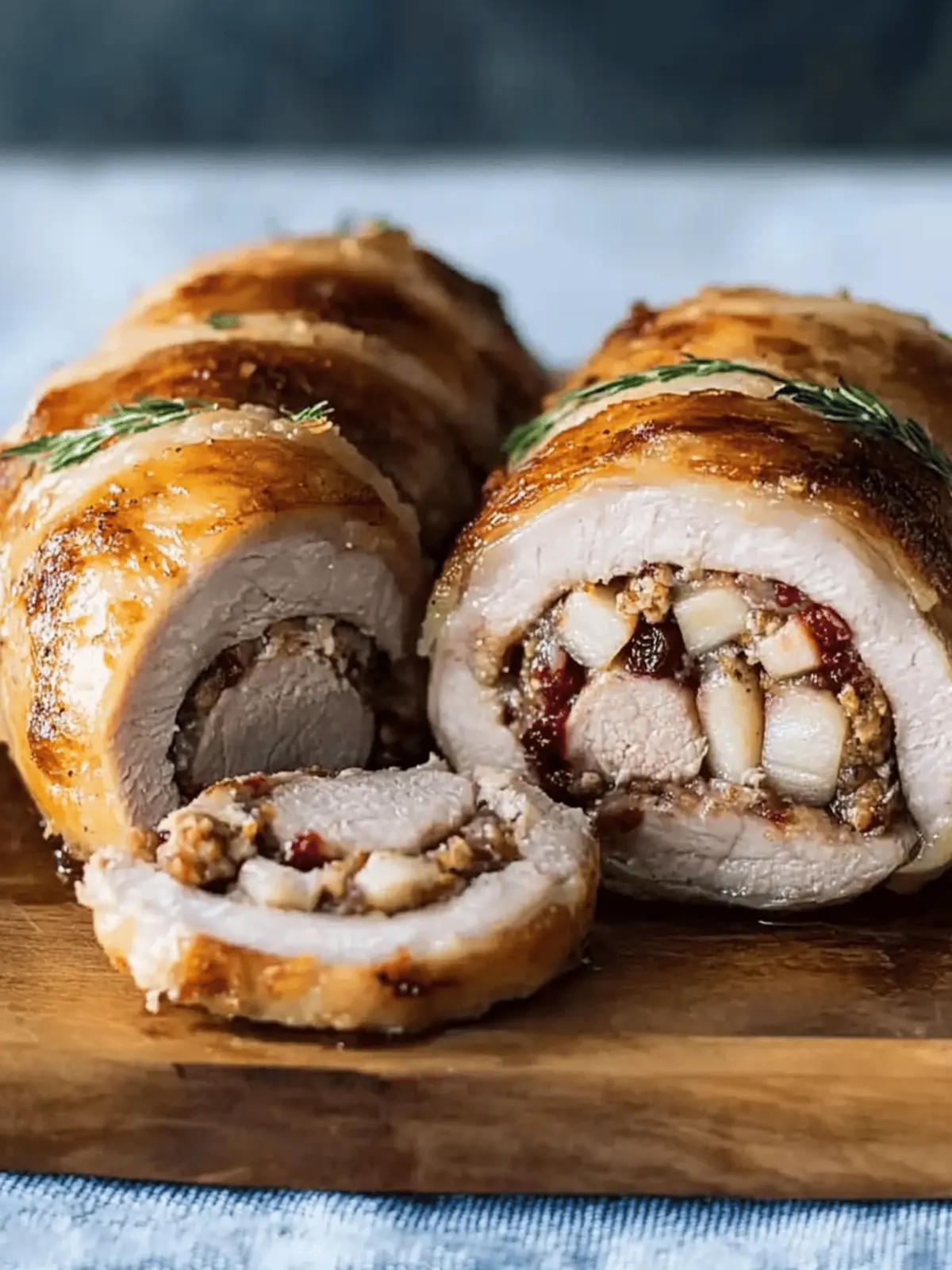 Cranberry Apple Stuffed Pork Loin: A Cozy Dinner Delight 5 Cranberry Apple Stuffed Pork Loin