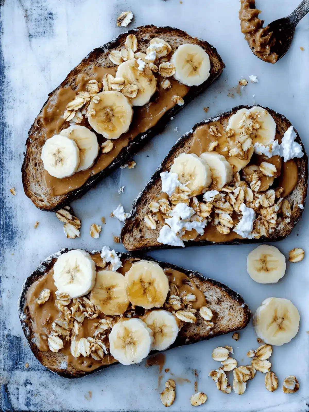 Gourmet Peanut Butter and Banana Toast