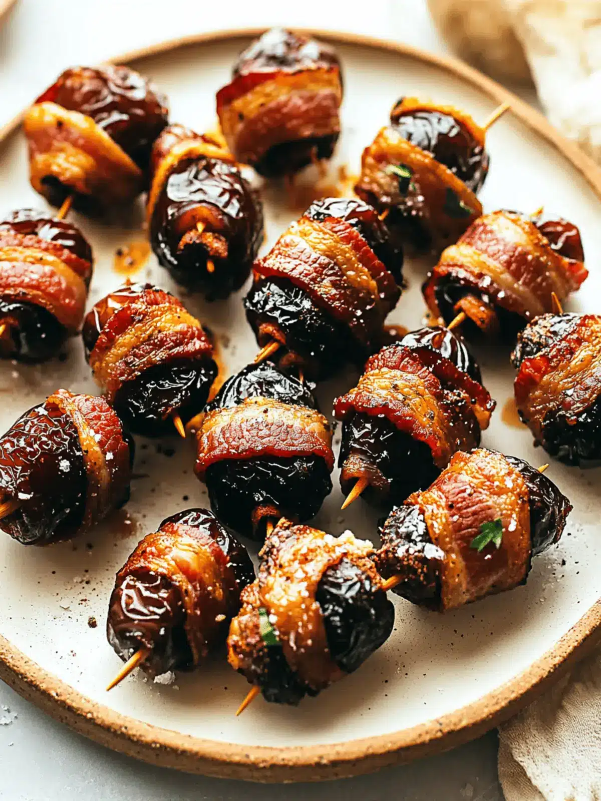 Savory 3-Ingredient Bacon Wrapped Dates for Irresistible Flavor 5 3-Ingredient Bacon Wrapped Dates