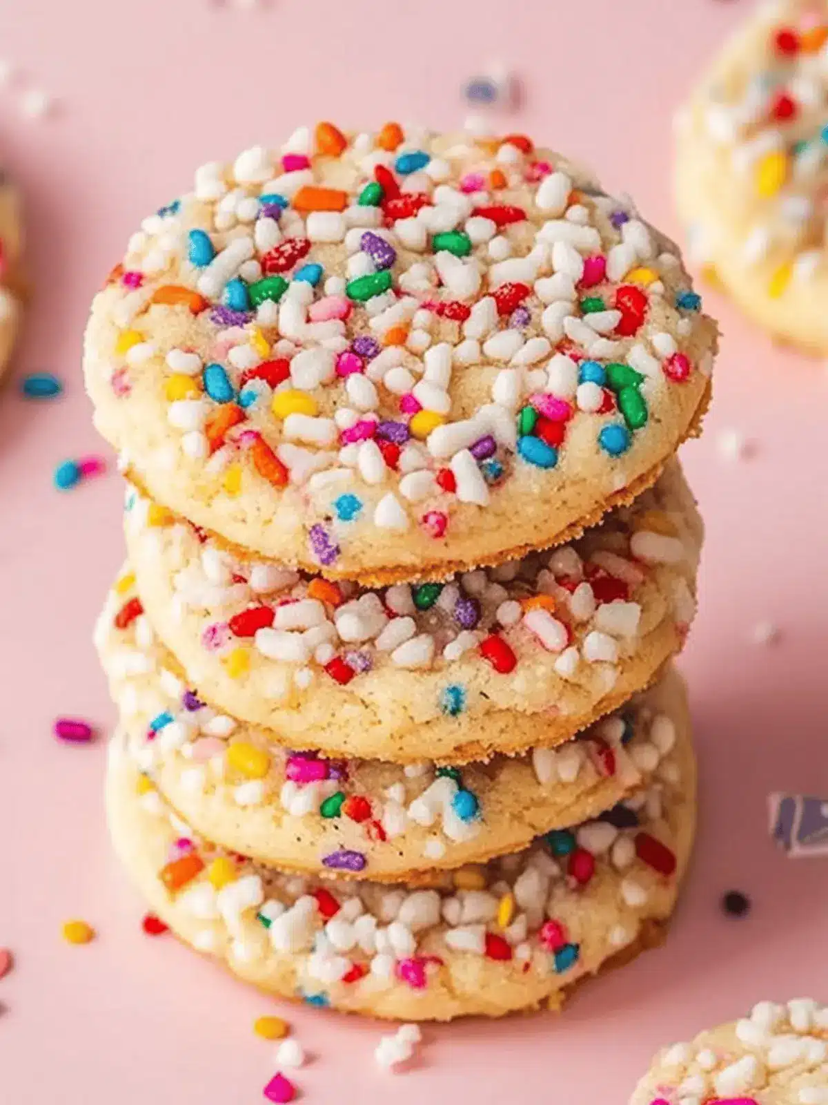 Delicious Sprinkle Sugar Cookies You Can Bake in 20 Minutes 2 Sprinkle Sugar Cookies