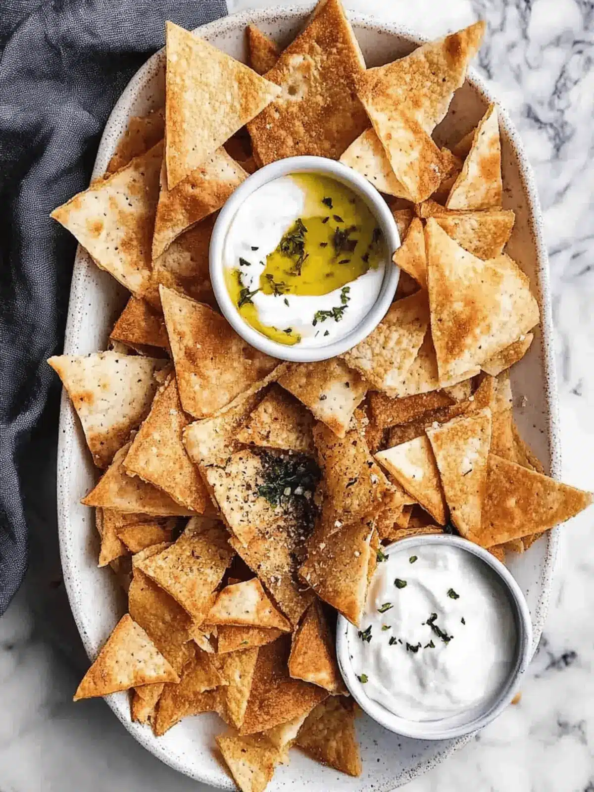 Crispy Pita Chips with Savory Parmesan Magic 5 Pita Chips