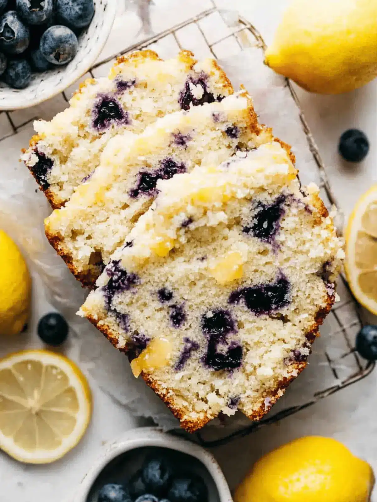 Zesty Lemon Blueberry Loaf That Brightens Your Day 4 Lemon Blueberry Loaf