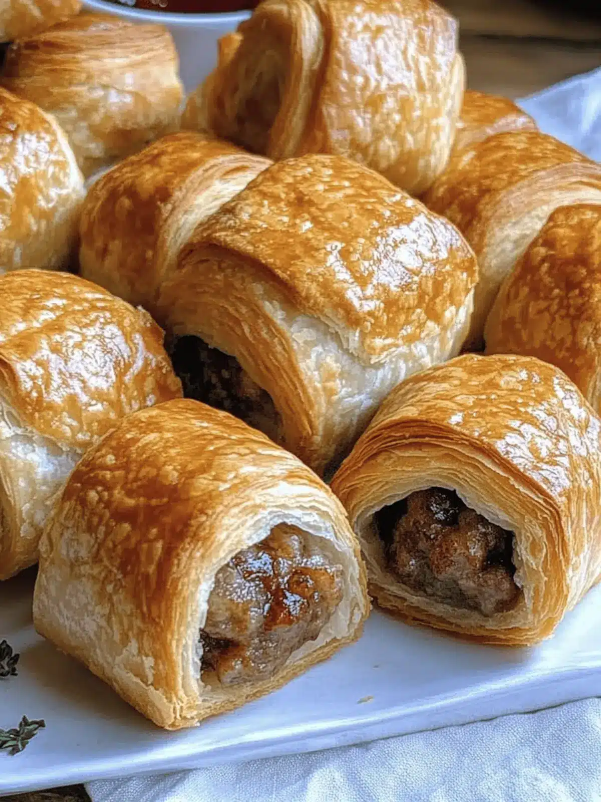Mouthwatering British Sausage Rolls: Flaky & Easy Recipe 2 British Sausage Rolls