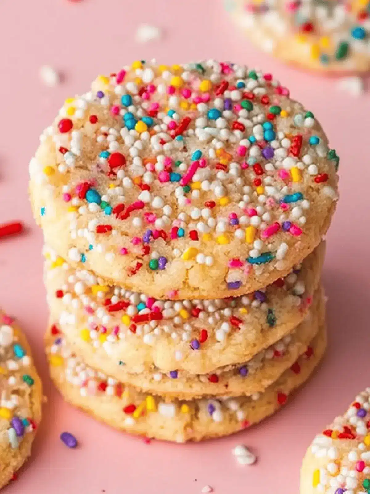 Delicious Sprinkle Sugar Cookies You Can Bake in 20 Minutes 4 Sprinkle Sugar Cookies