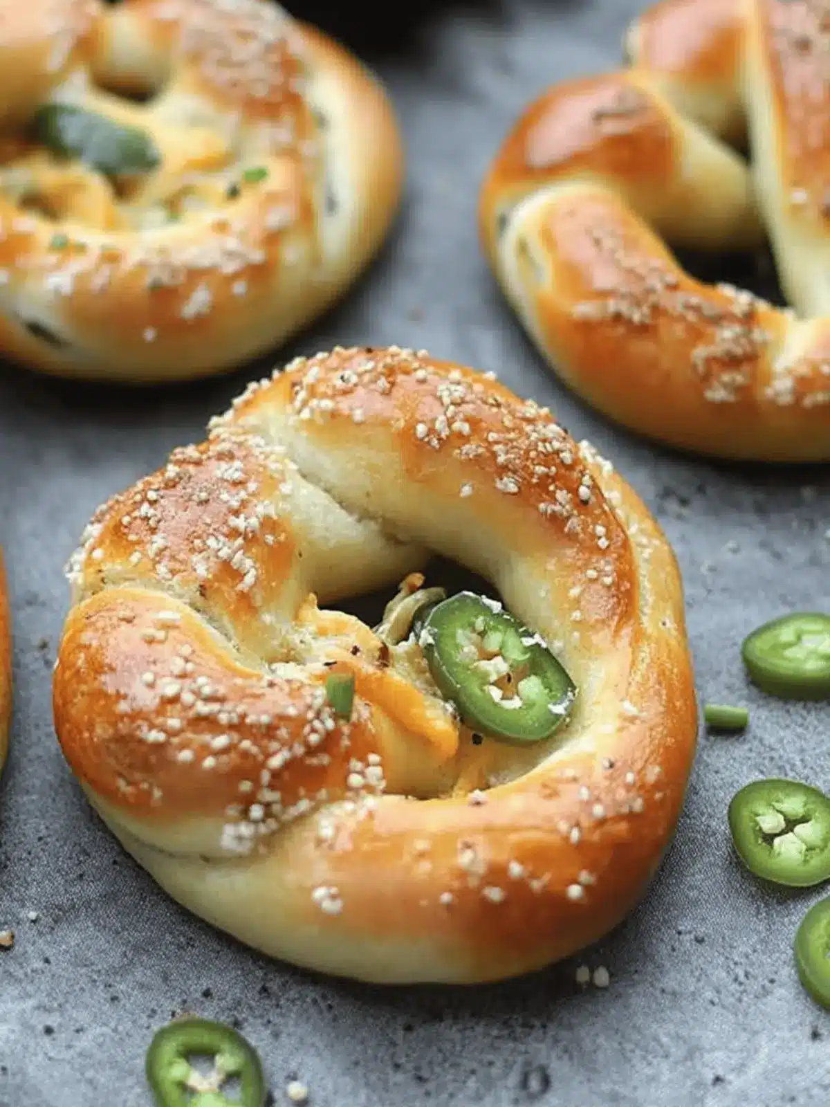 Jalapeno Popper Stuffed Soft Pretzels