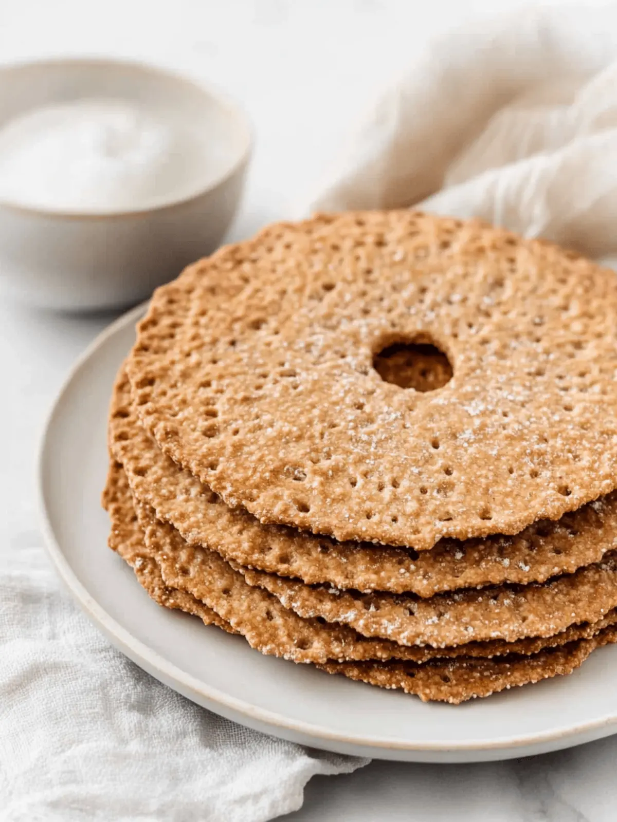 Homemade Swedish Crispbread: Crispy, Nutty Delight Awaits 2 Swedish Crispbread