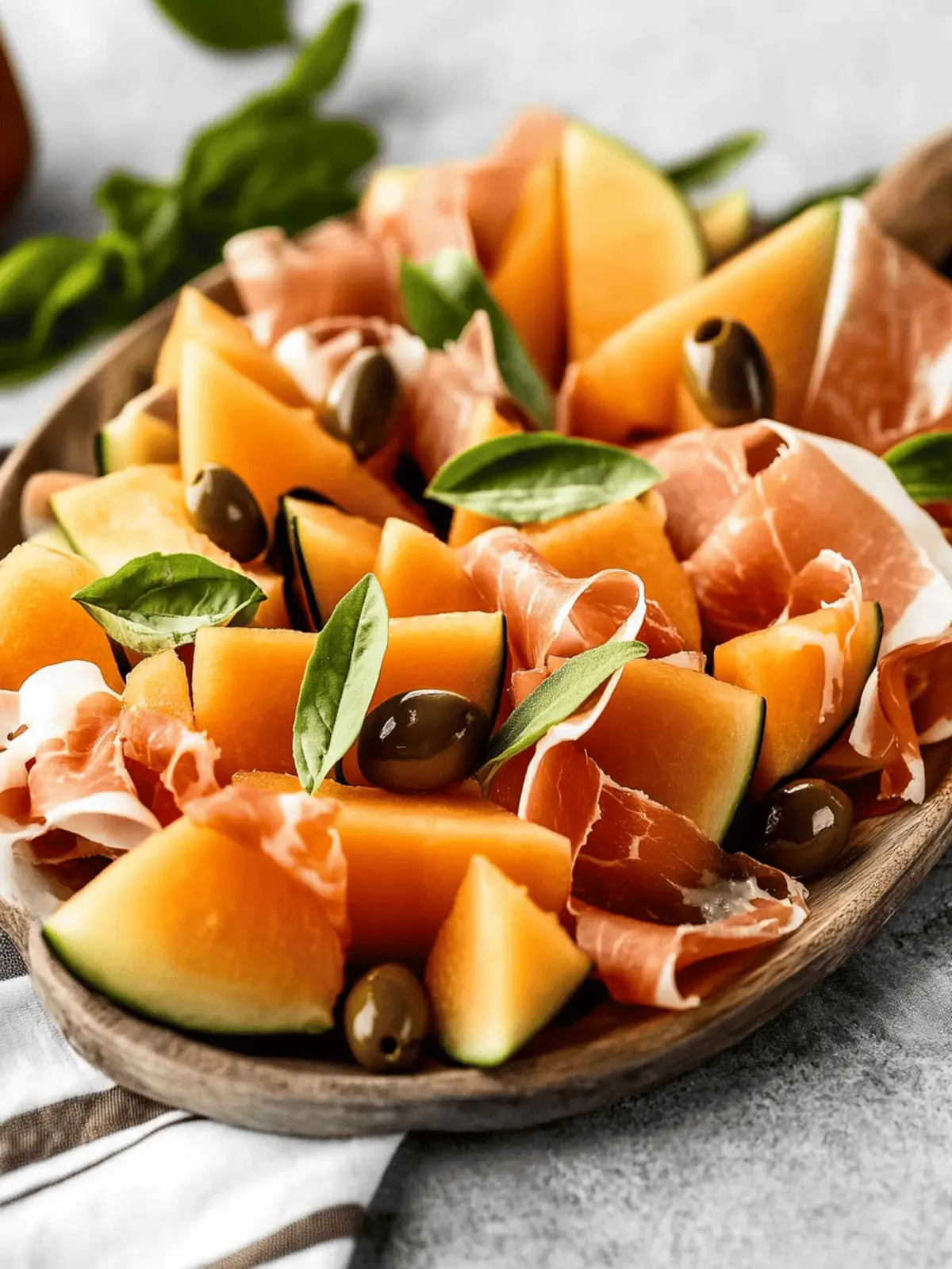 Delicious Prosciutto Wrapped Cantaloupe for Effortless Entertaining 5 Prosciutto Wrapped Cantaloupe
