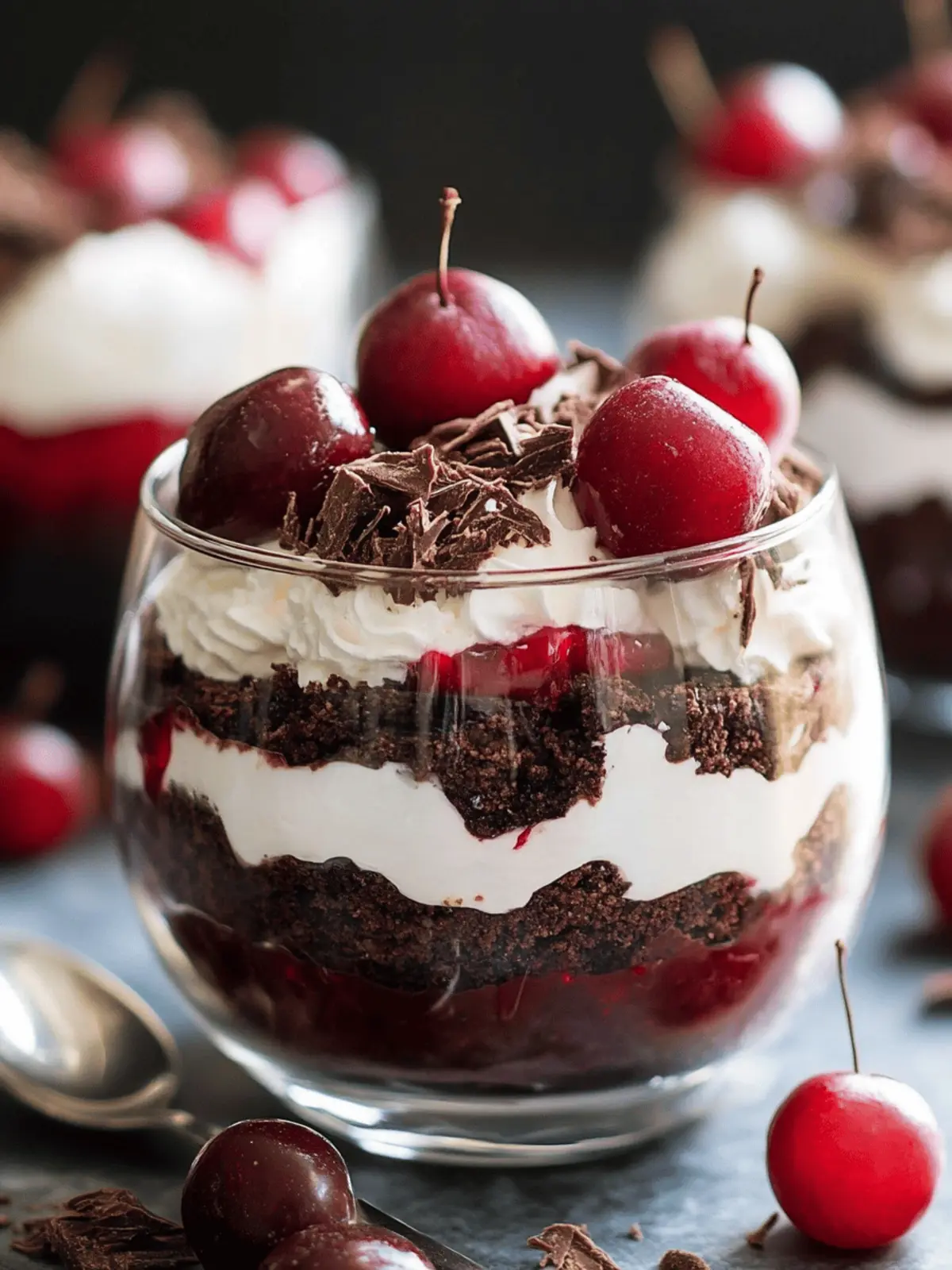 Decadent Black Forest Brownie Trifle to Delight Your Taste Buds 2 Black Forest Brownie Trifle