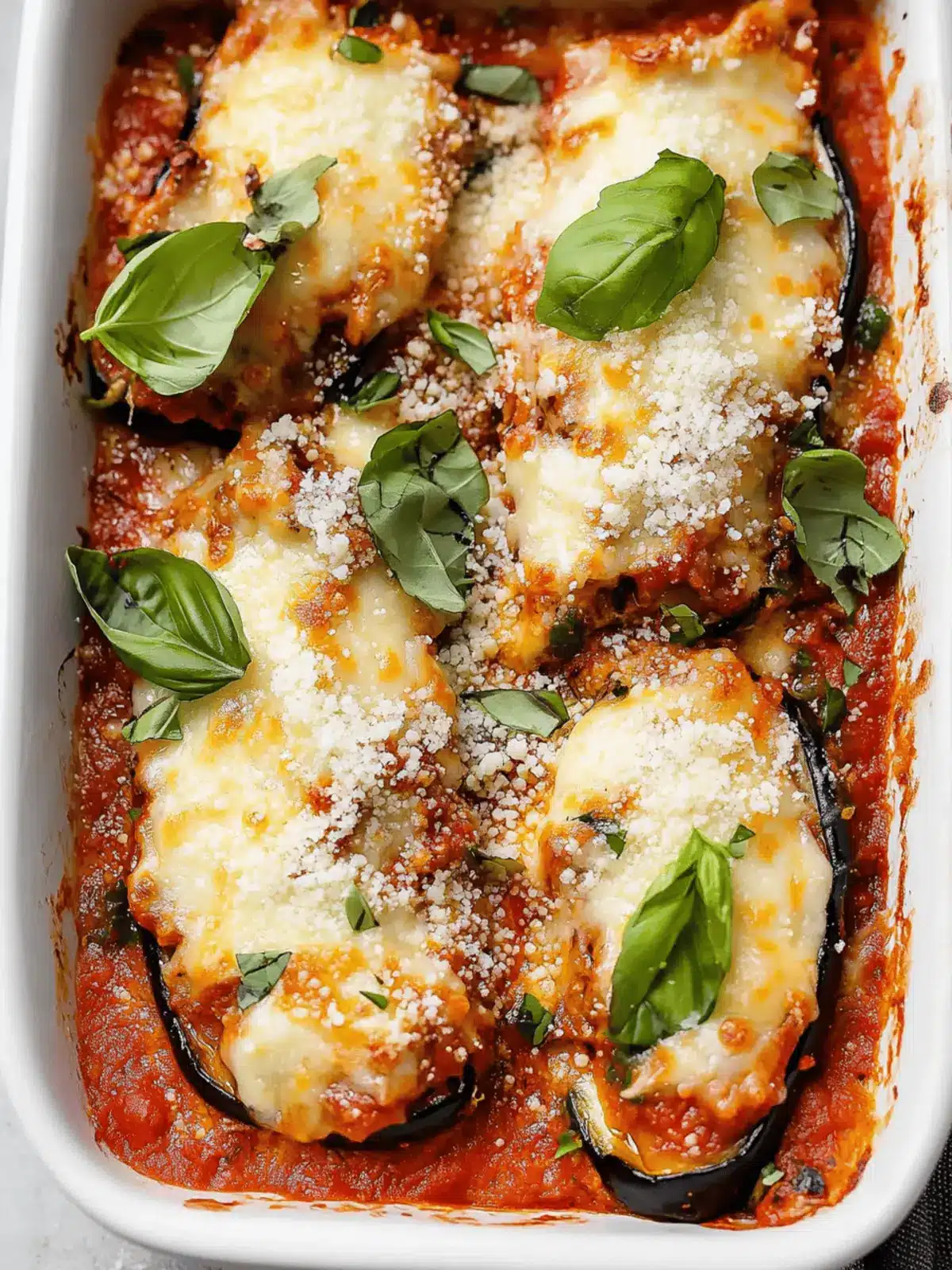 Savory Eggplant Lasagna Boats to Transform Your Dinner Game 3 Eggplant Lasagna Boats