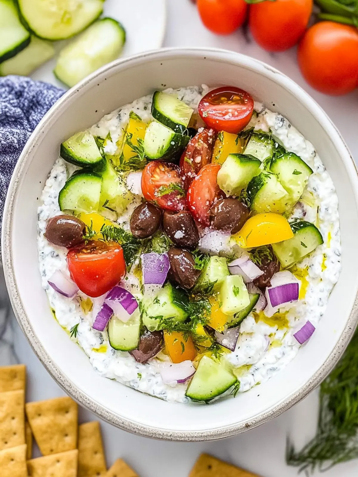 Greek Whipped Cottage Cheese Dip: Creamy, Fresh, and Flavorful 2 Greek Whipped Cottage Cheese Dip