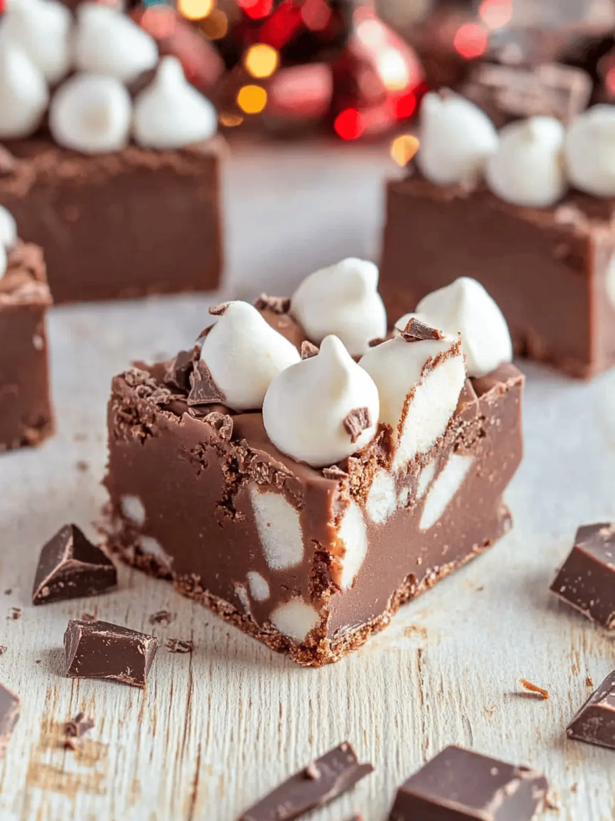 Decadent Hot Chocolate Fudge Loaded with Marshmallows 5 Hot Chocolate Fudge