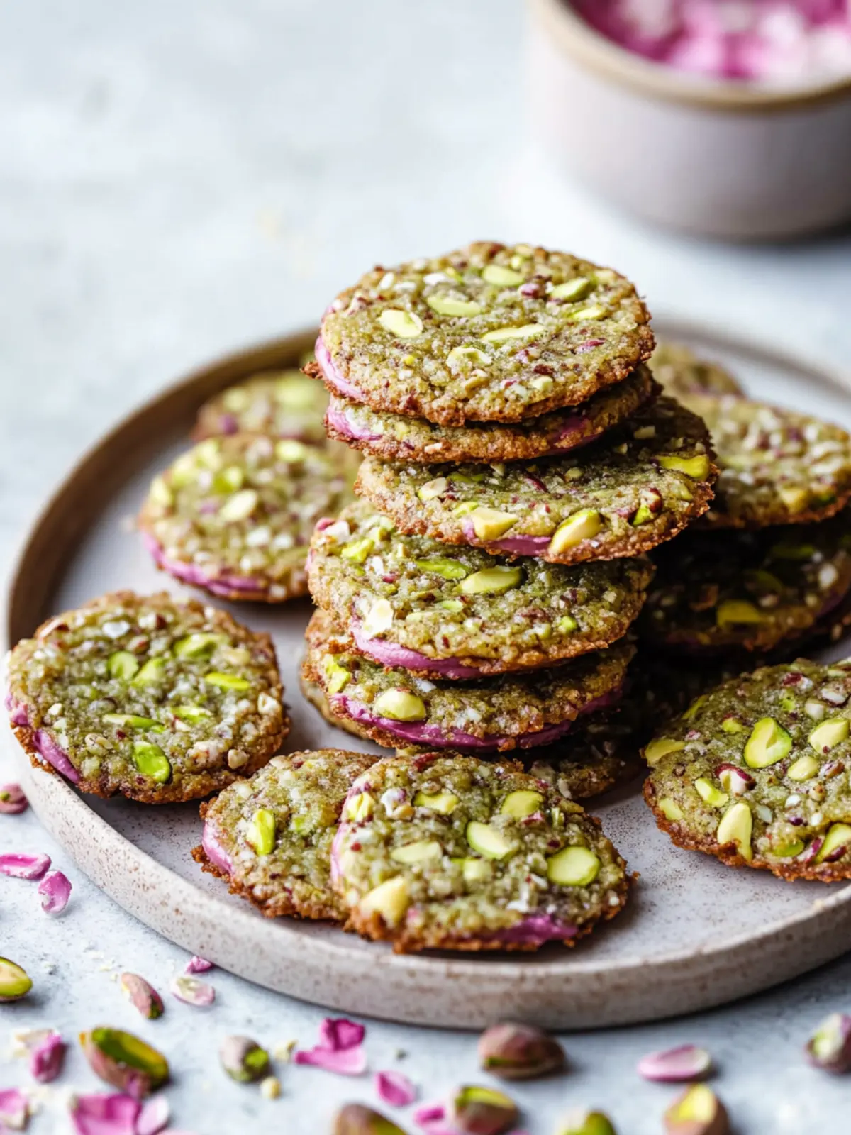 Pistachio Florentine Cookies: A Irresistibly Nutty Delight! 2 Pistachio Florentine Cookies