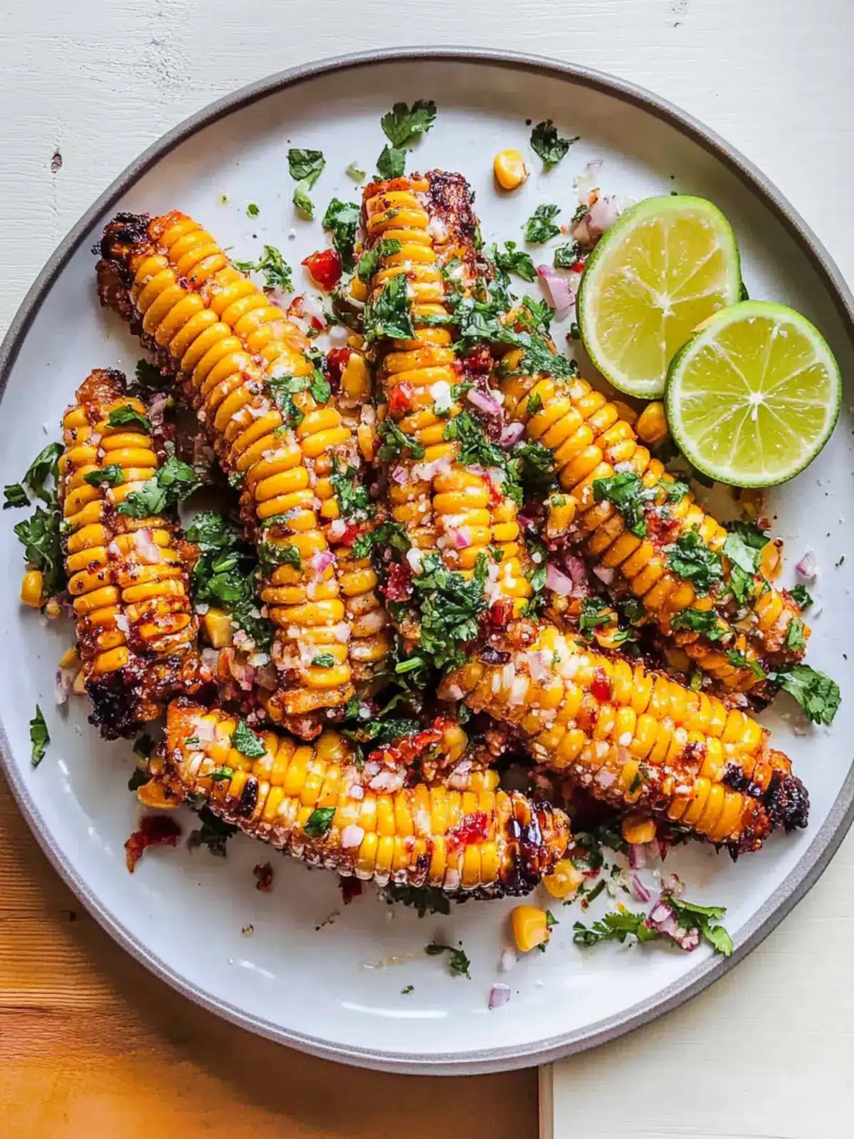 Sweetcorn Ribs with Lime & Chilli Dressing for Epic Flavor 2 Sweetcorn Ribs with Lime & Chilli Dressing