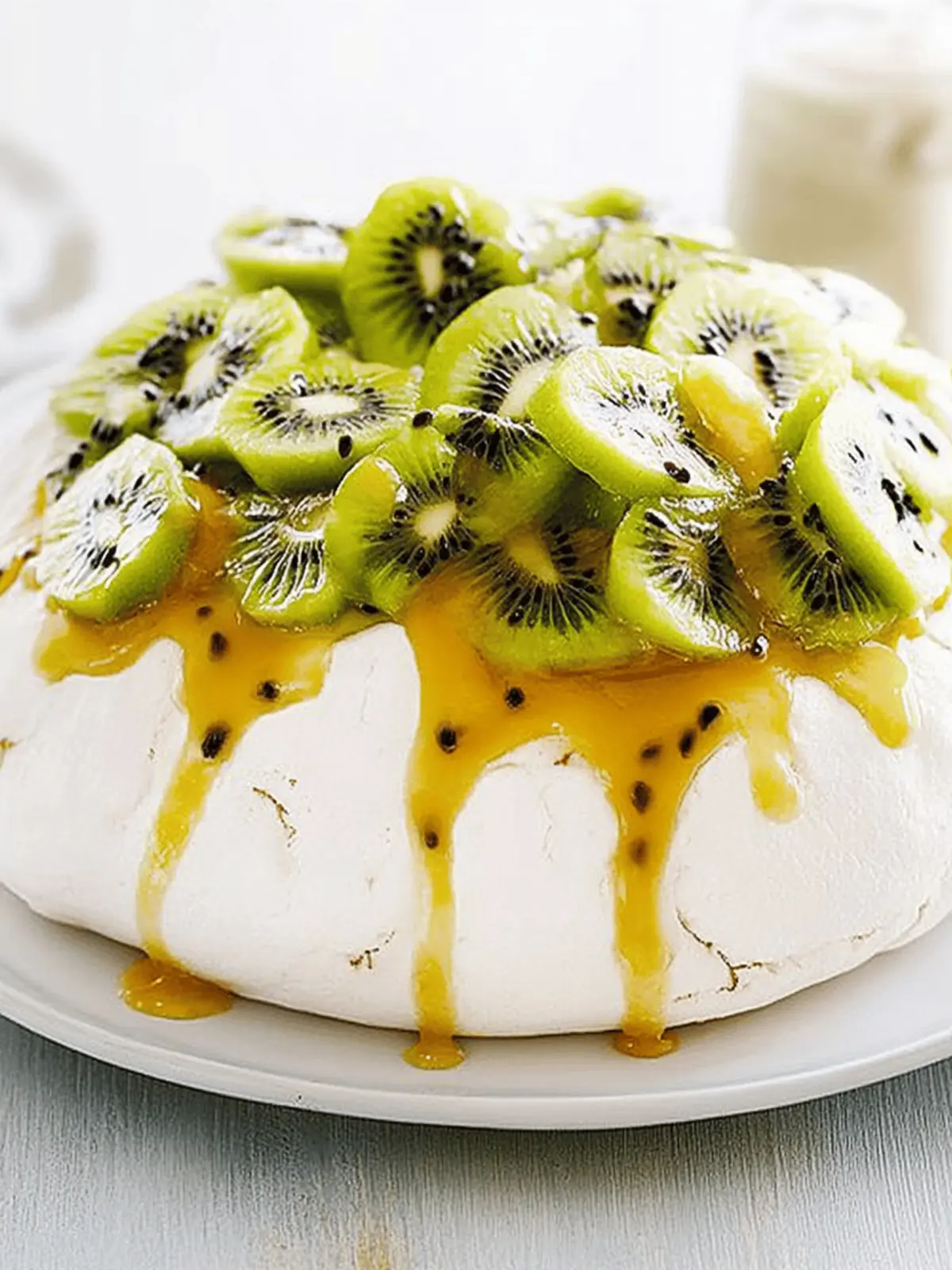 Delicious Kiwi Passionfruit Pavlova That Melts in Your Mouth 4 Kiwi passionfruit pavlova