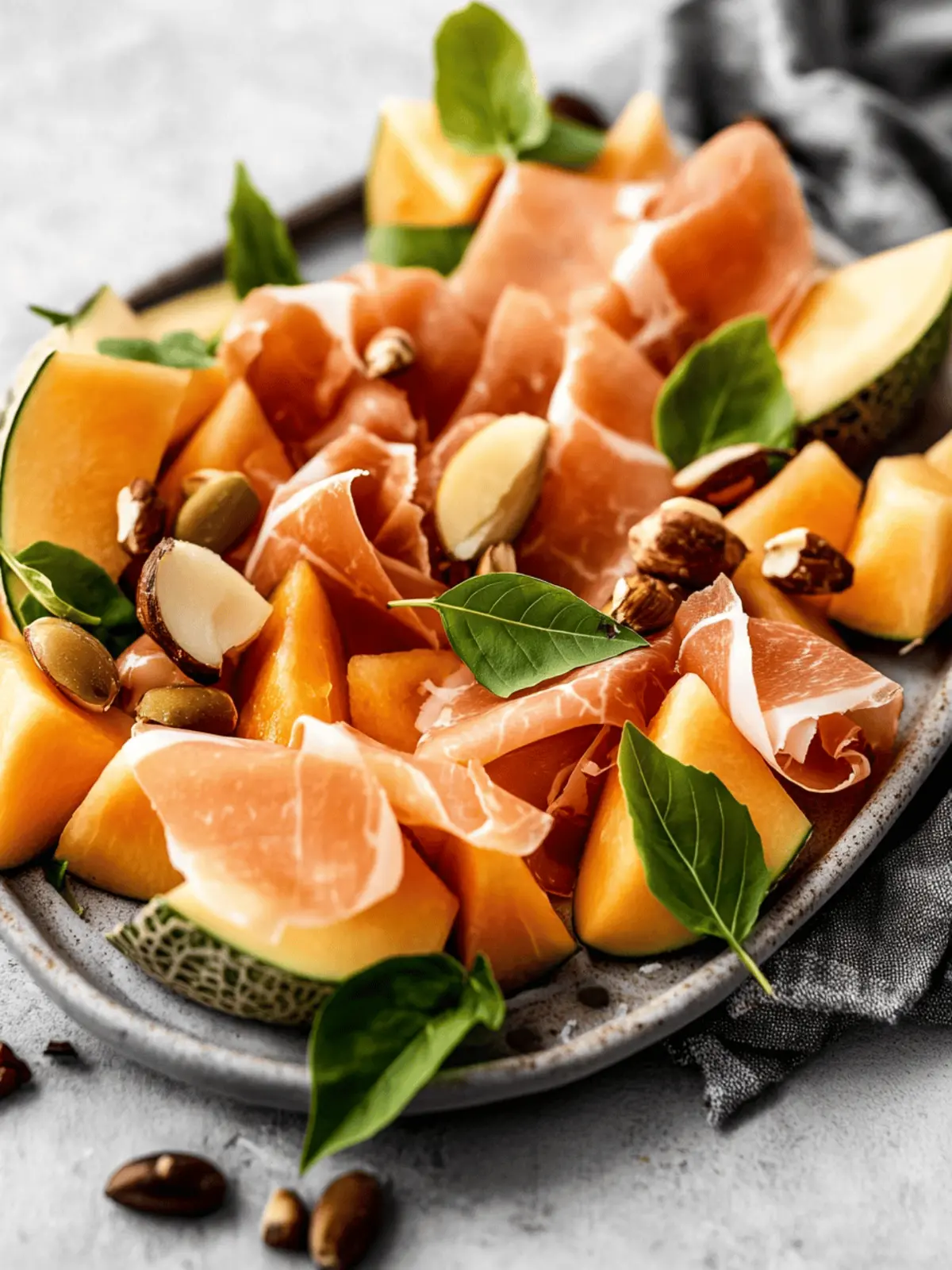 Delicious Prosciutto Wrapped Cantaloupe for Effortless Entertaining 4 Prosciutto Wrapped Cantaloupe