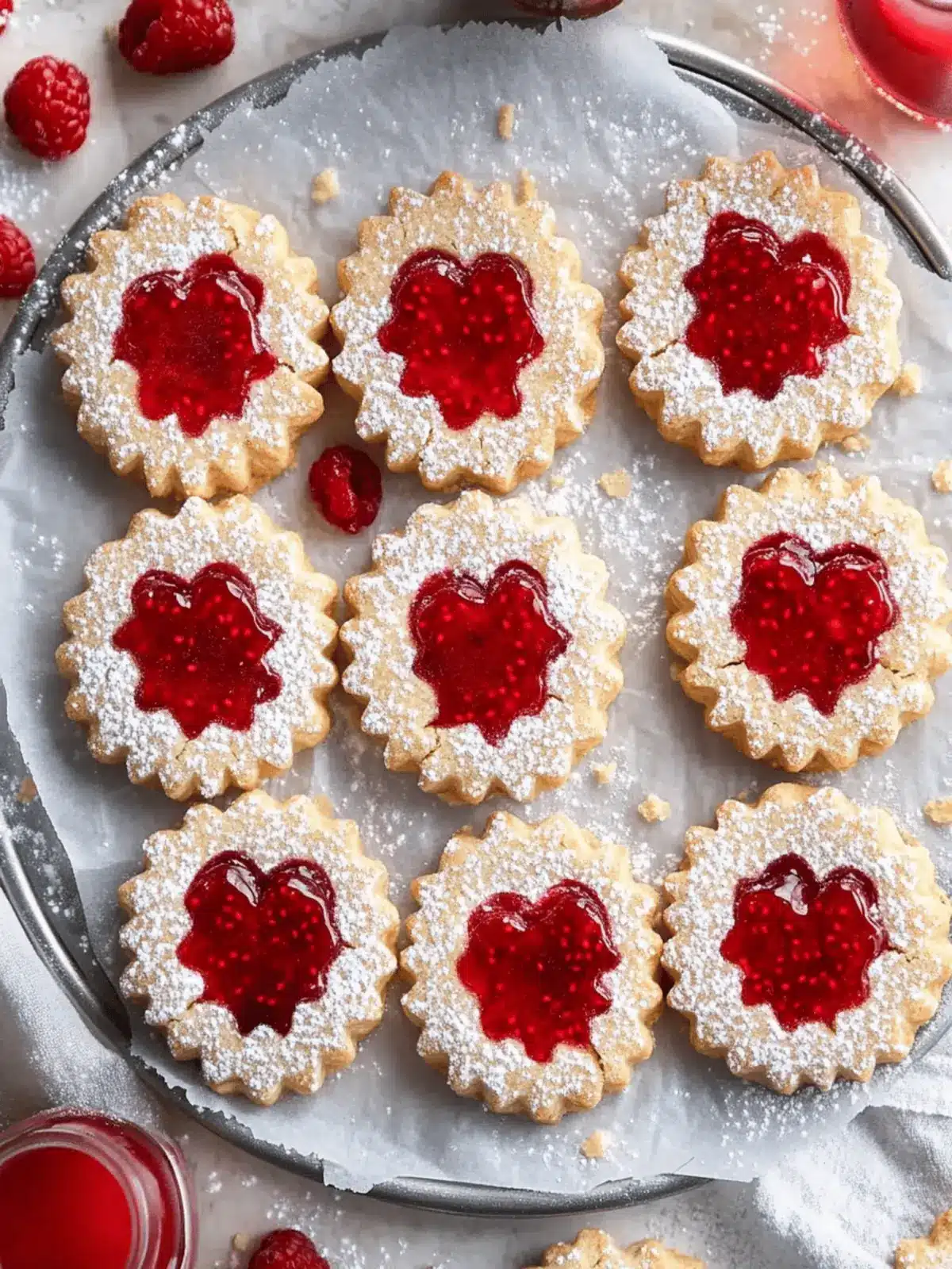 Melt-in-Your-Mouth Raspberry Linzer Cookies You'll Love 2 Raspberry Linzer Cookies