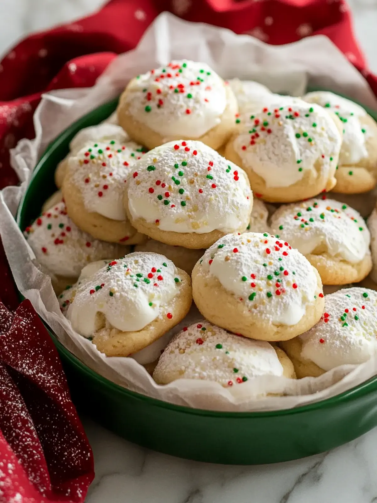 Italian Ricotta Christmas Cookies