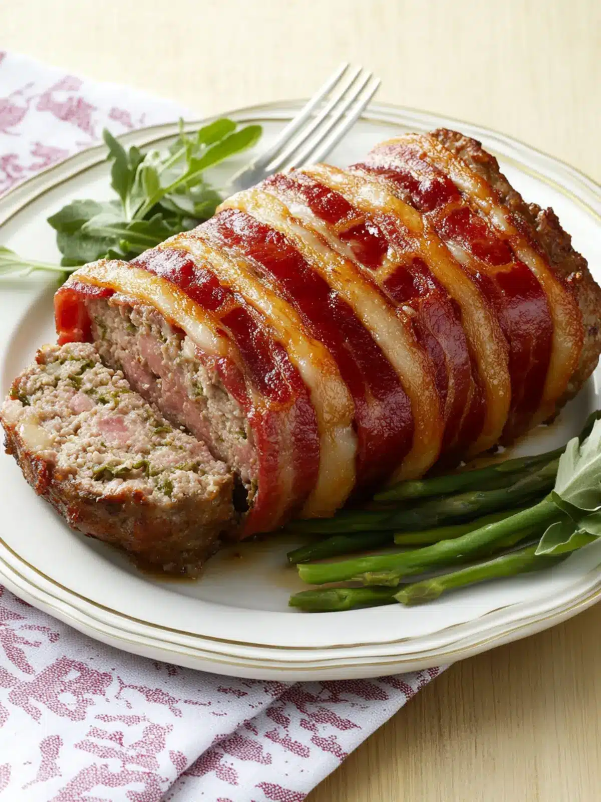 Bacon-Wrapped Meatloaf: The Ultimate Comfort Food Upgrade 2 Bacon-Wrapped Meatloaf