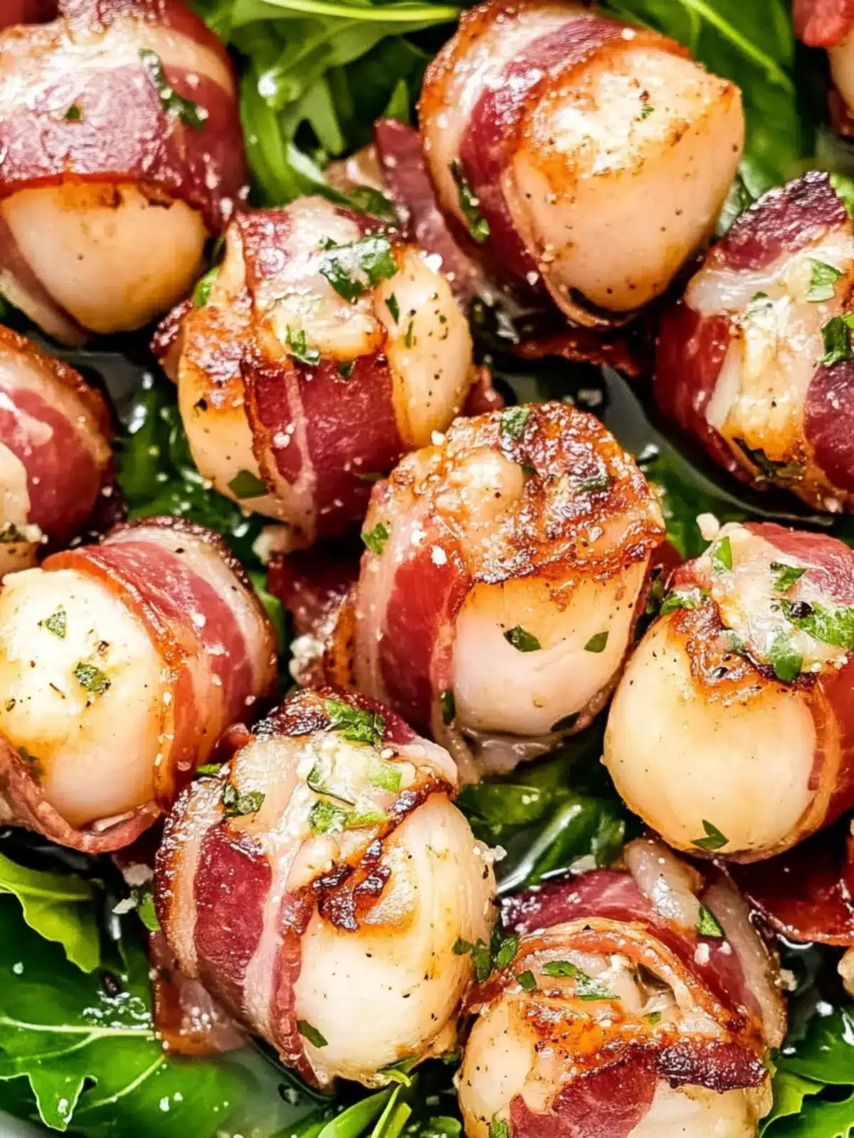 Delicious Bacon Wrapped Scallops in Garlic Butter Bliss 5 Bacon Wrapped Scallops