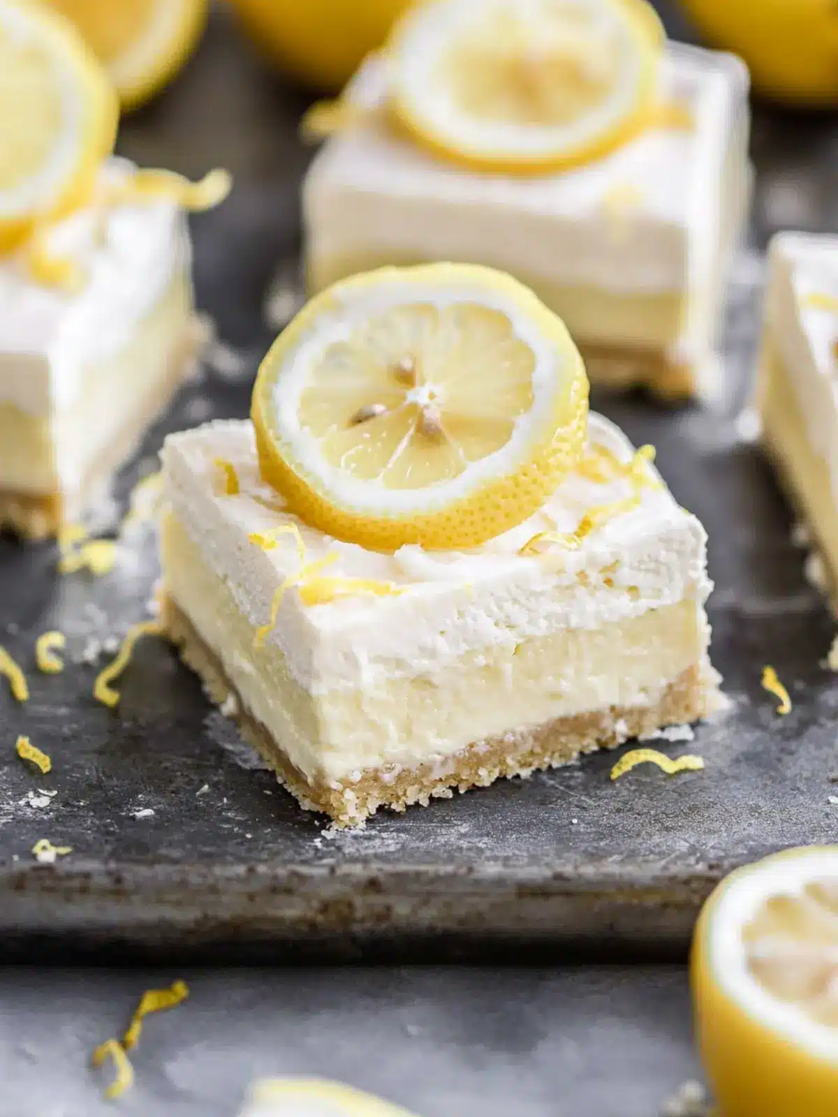 Lemon Cheesecake Bars That Will Brighten Your Day! 2 Lemon Cheesecake Bars