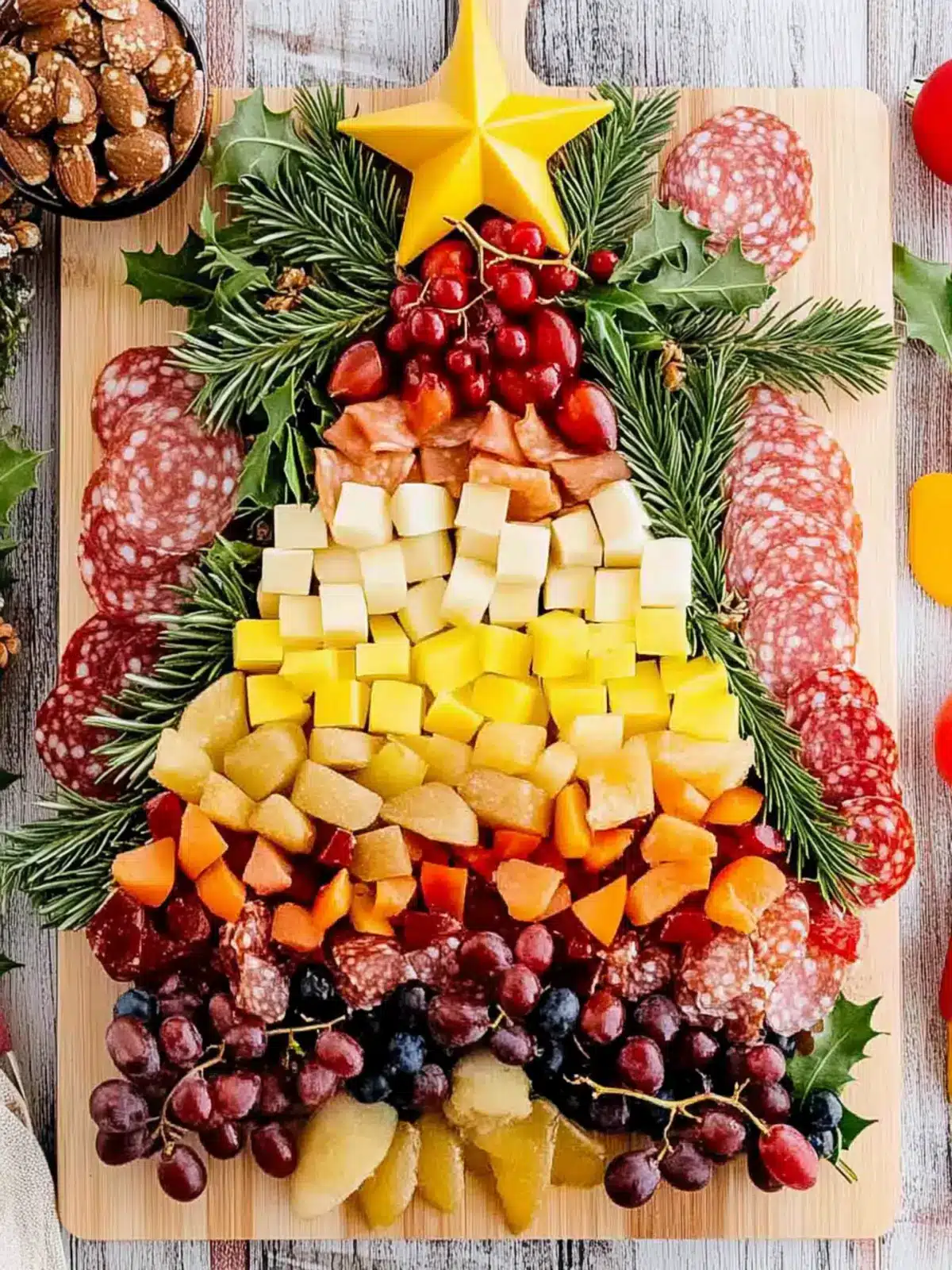 Delight Everyone with a Stunning Christmas Tree Charcuterie Board 5 Christmas Tree Charcuterie Board