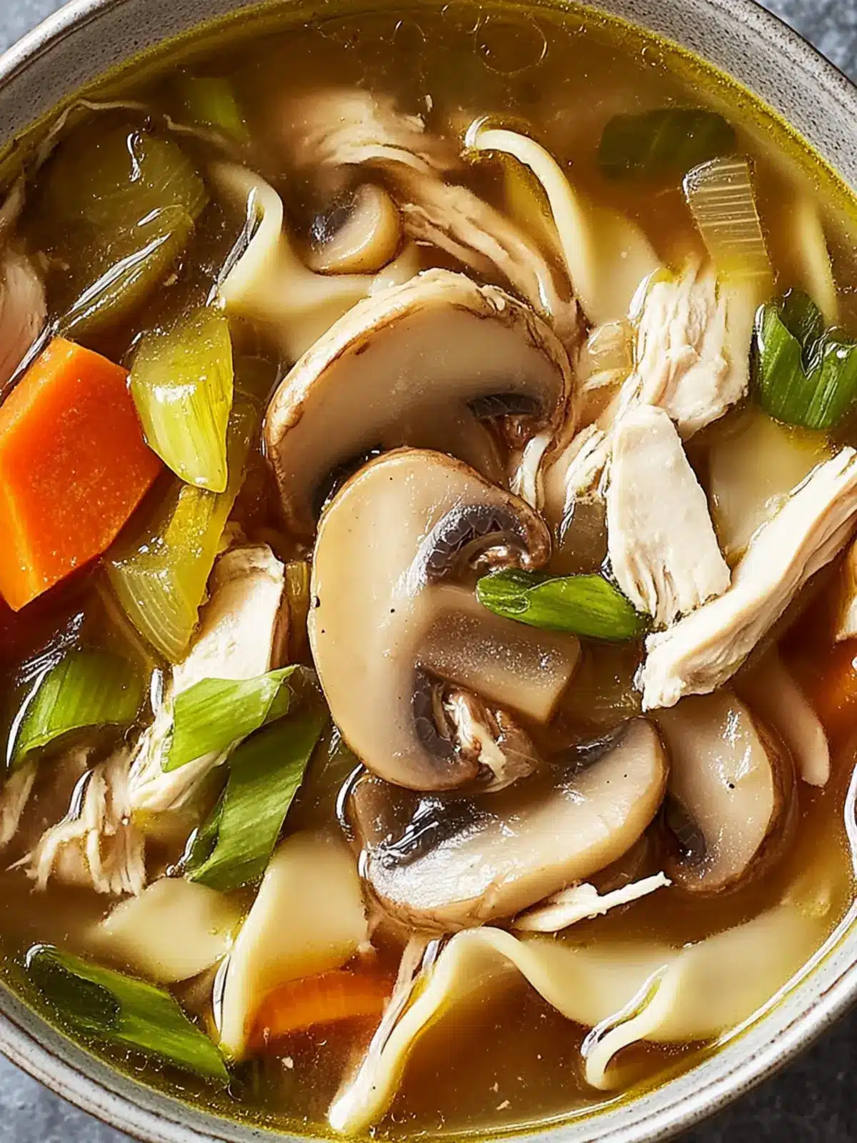 Cozy Up with Easy Mushroom & Ginger Chicken Soup Recipe 2 Mushroom & Ginger Chicken Soup