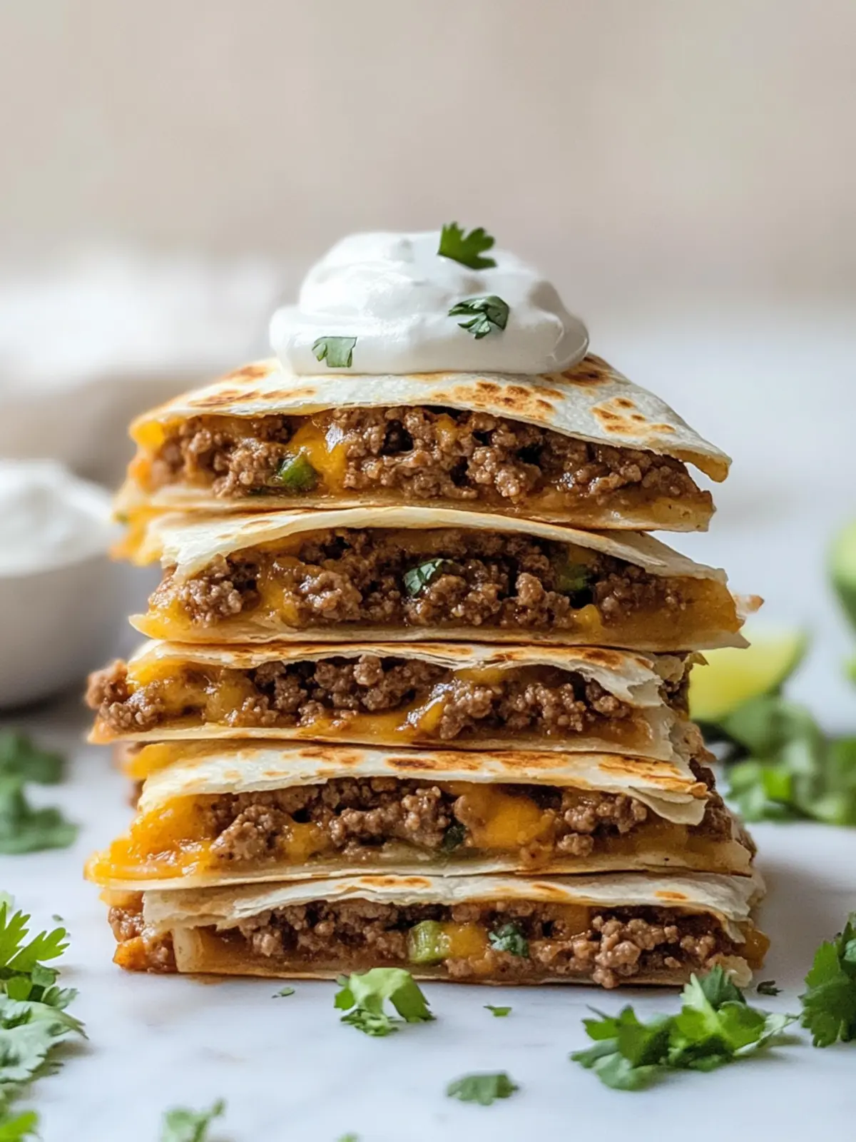 Mouthwatering Ground Beef Quesadillas Ready in 30 Minutes 5 Ground Beef Quesadillas