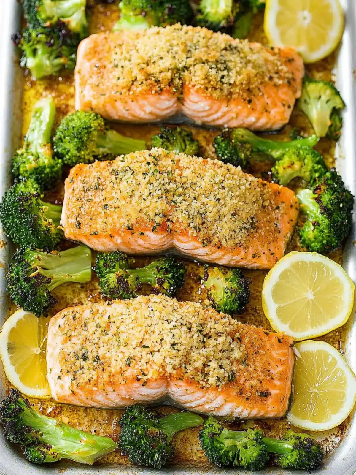 One Sheet Pan Parmesan Crusted Salmon with Roasted Broccoli Bliss 2 One Sheet Pan Parmesan Crusted Salmon with Roasted Broccoli