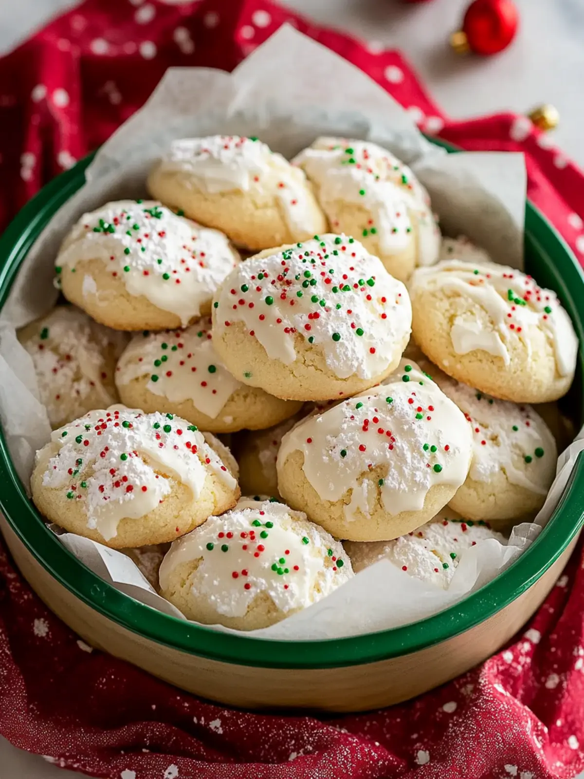 Italian Ricotta Christmas Cookies