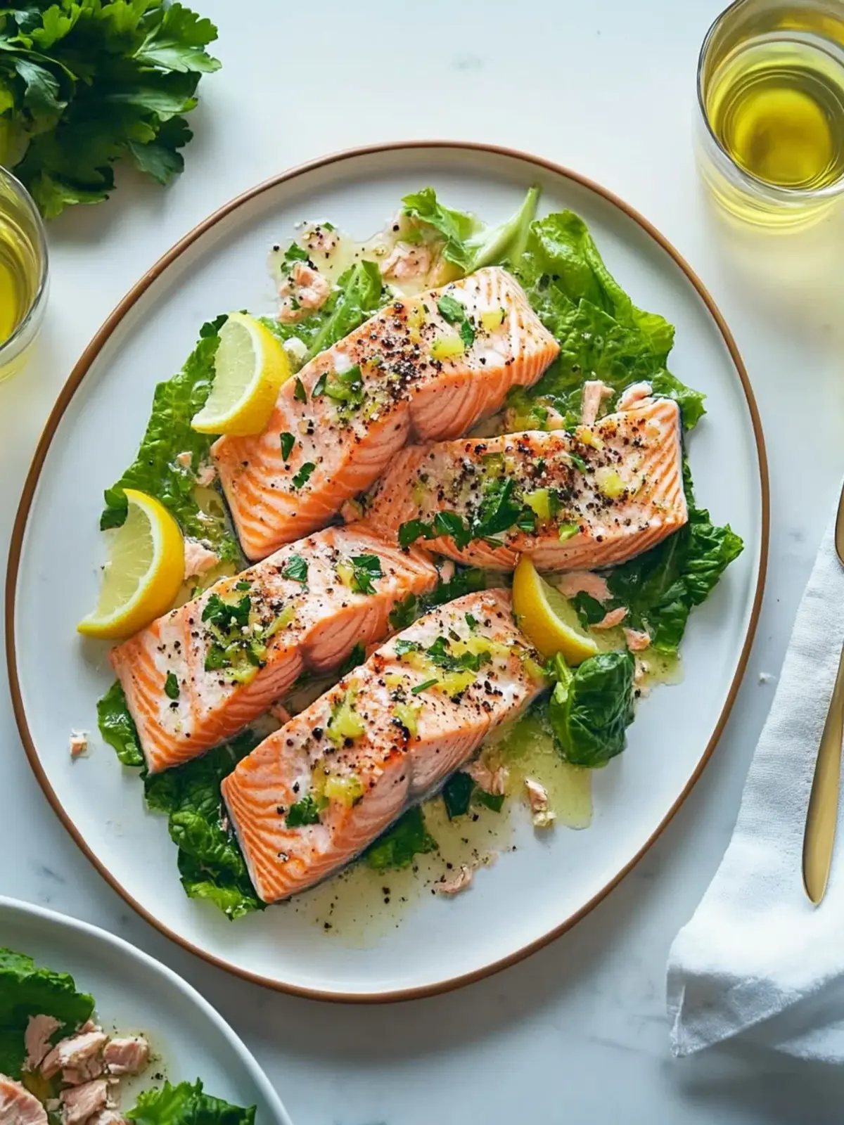 Roasted Salmon with Whole Lemon Dressing That WOWS Your Tastebuds 3 Salmon With Whole Lemon Dressing