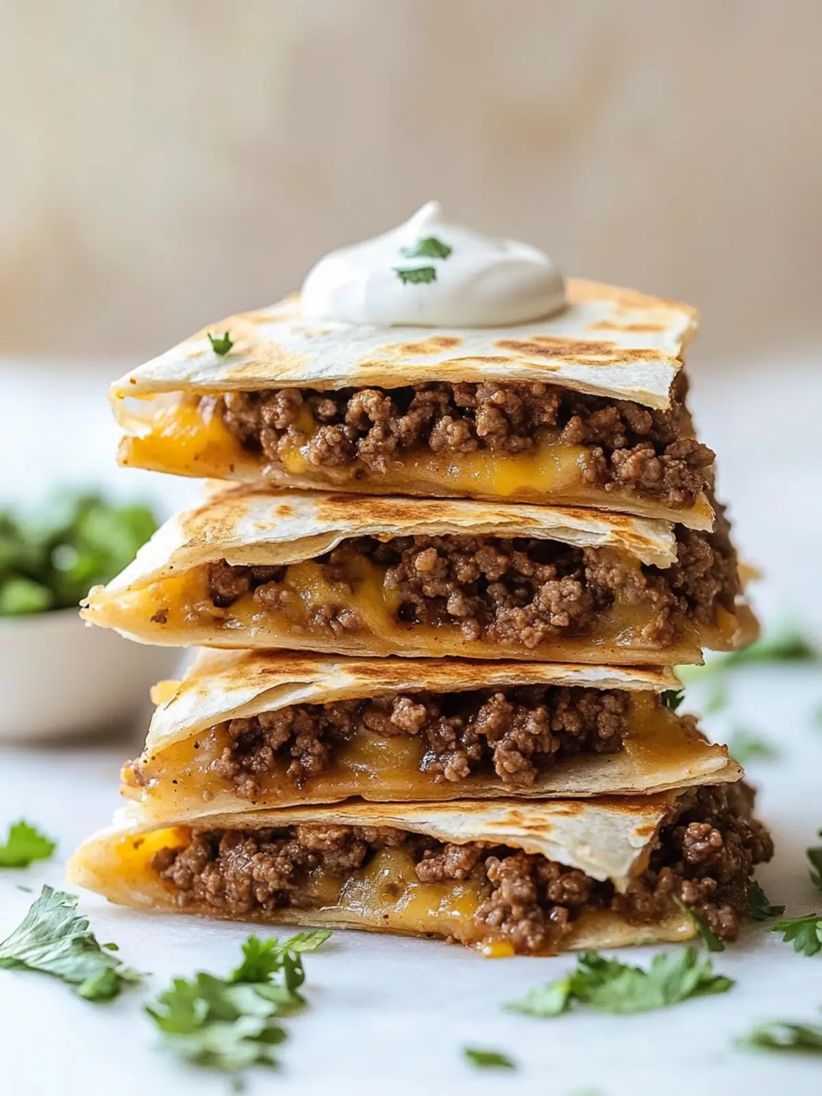 Mouthwatering Ground Beef Quesadillas Ready in 30 Minutes 4 Ground Beef Quesadillas