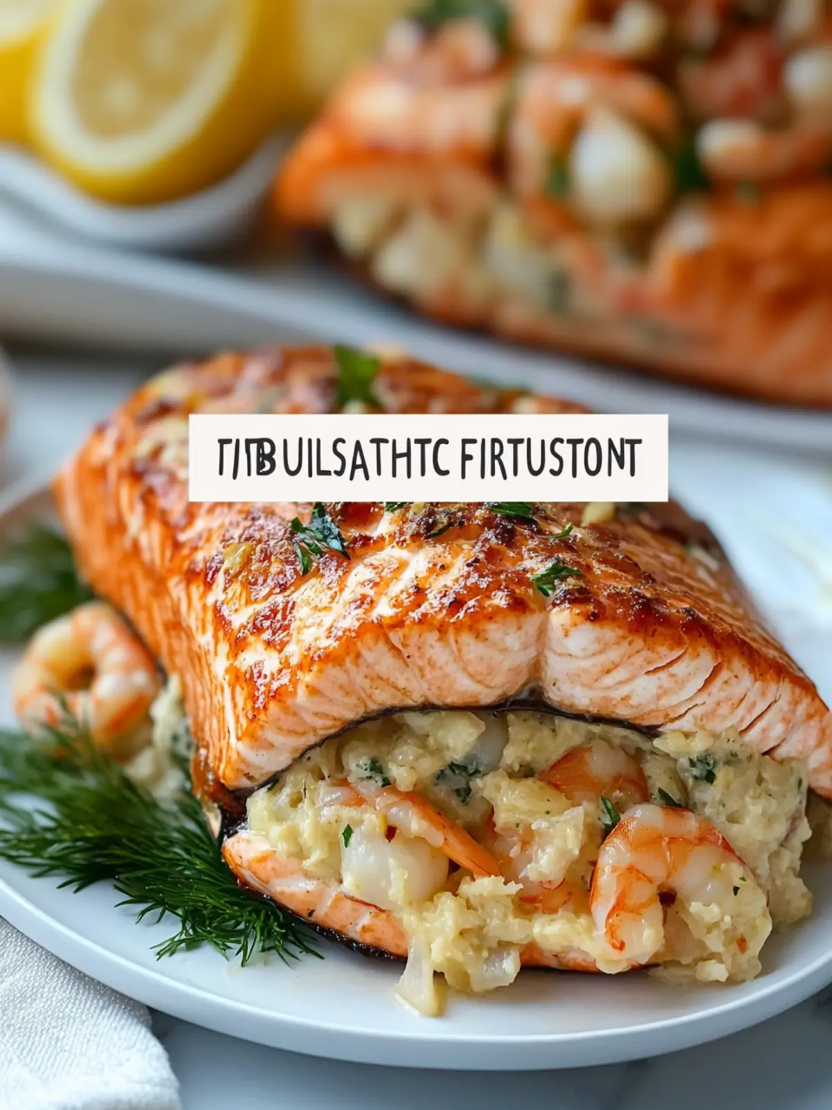 Crab Shrimp Stuffed Salmon The Ultimate Seafood Luxury