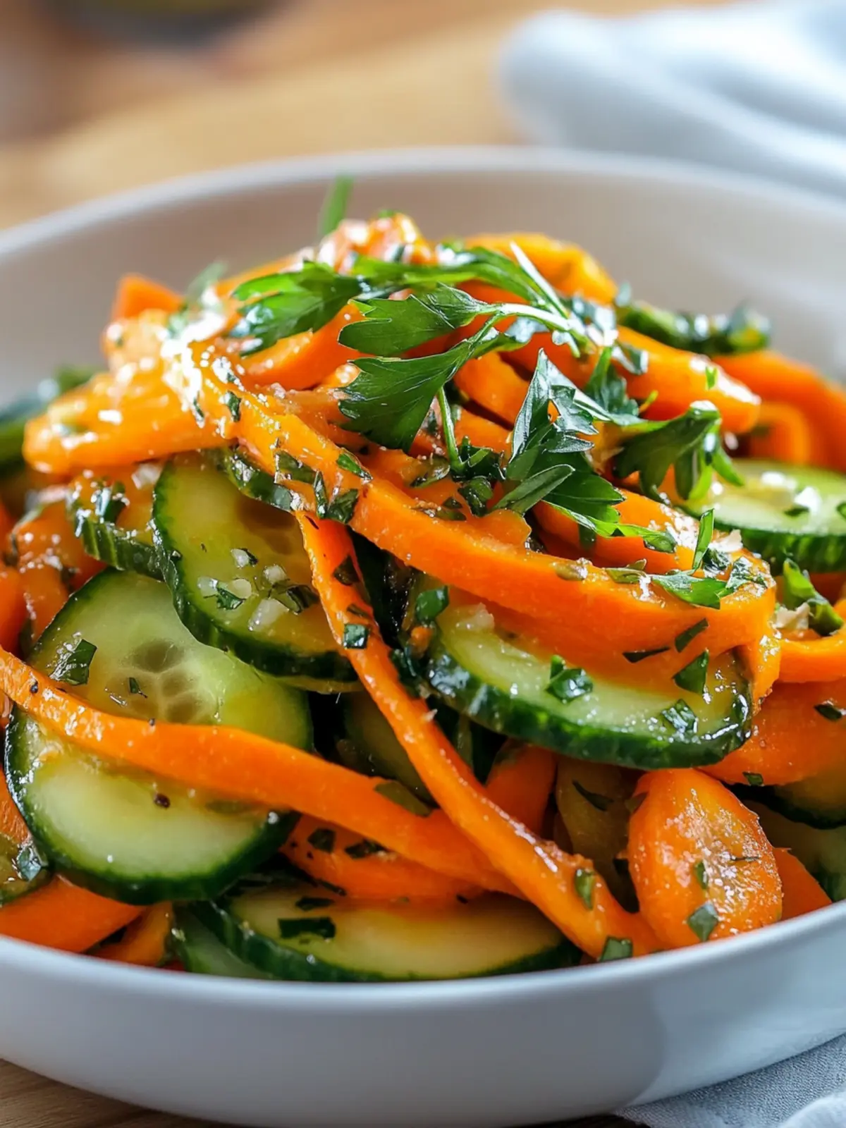Cucumber Carrot Salad in 15 Minutes for Big Crunchy Flavor 4 Cucumber Carrot Salad (15 Minutes, Big Crunch!)