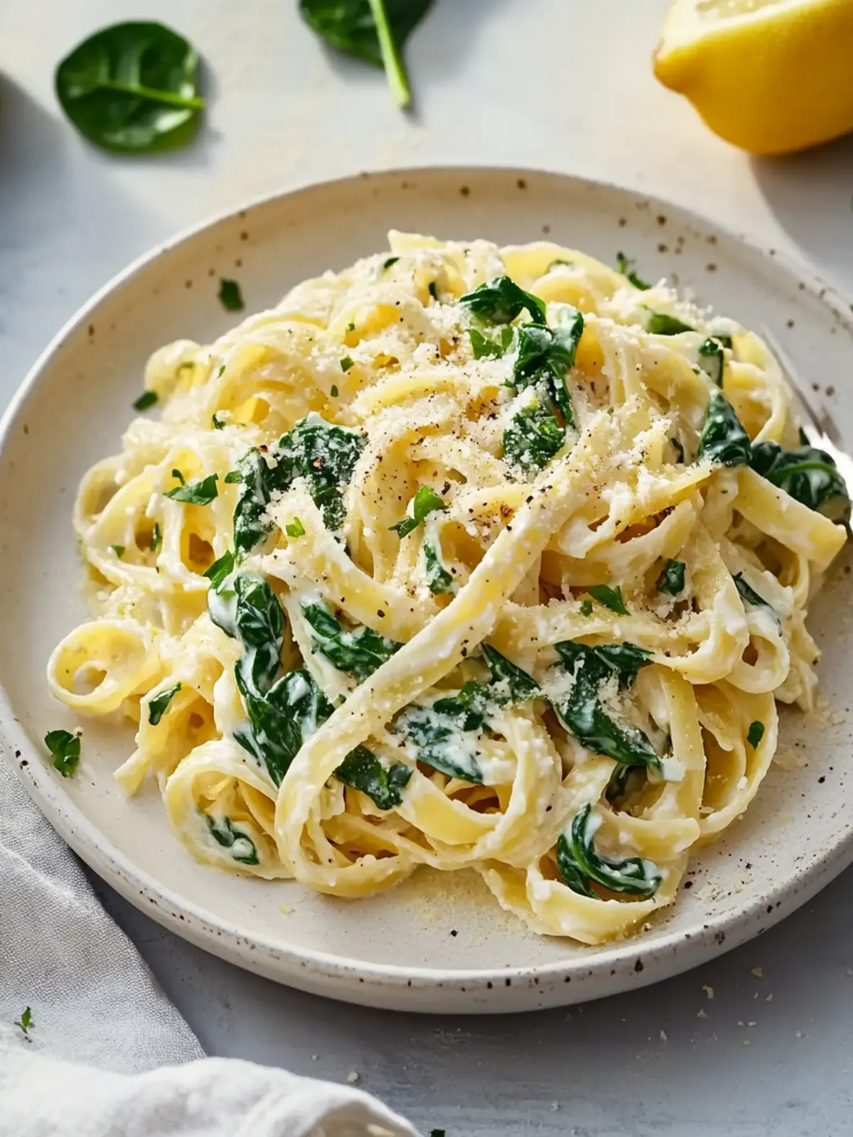 Lemon Ricotta Pasta with Spinach: Quick, Creamy Comfort Tonight 2 Lemon Ricotta Pasta with Spinach: A Creamy, Bright, and Comforting Meal