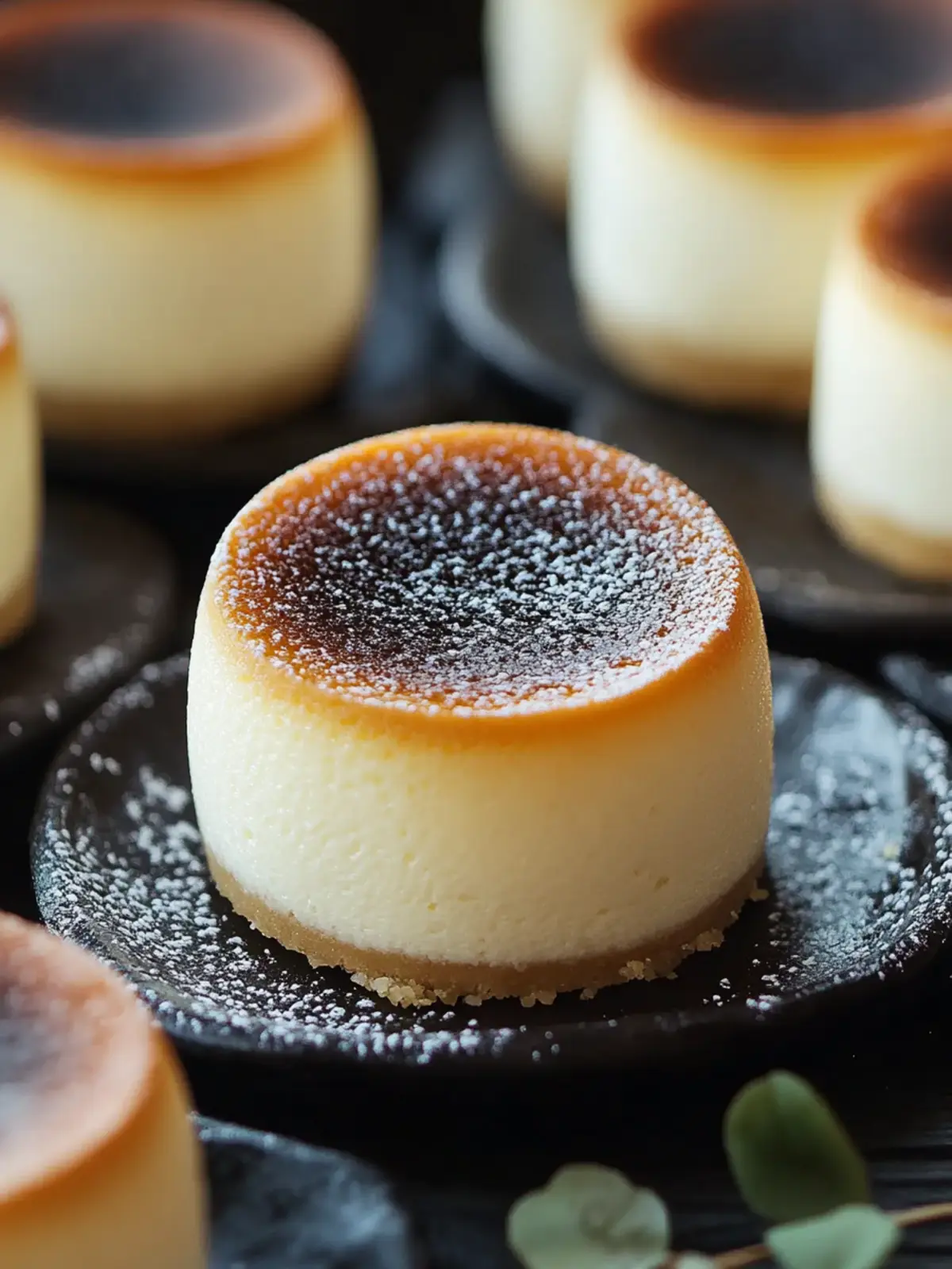 Quick Mini Japanese Cheesecakes