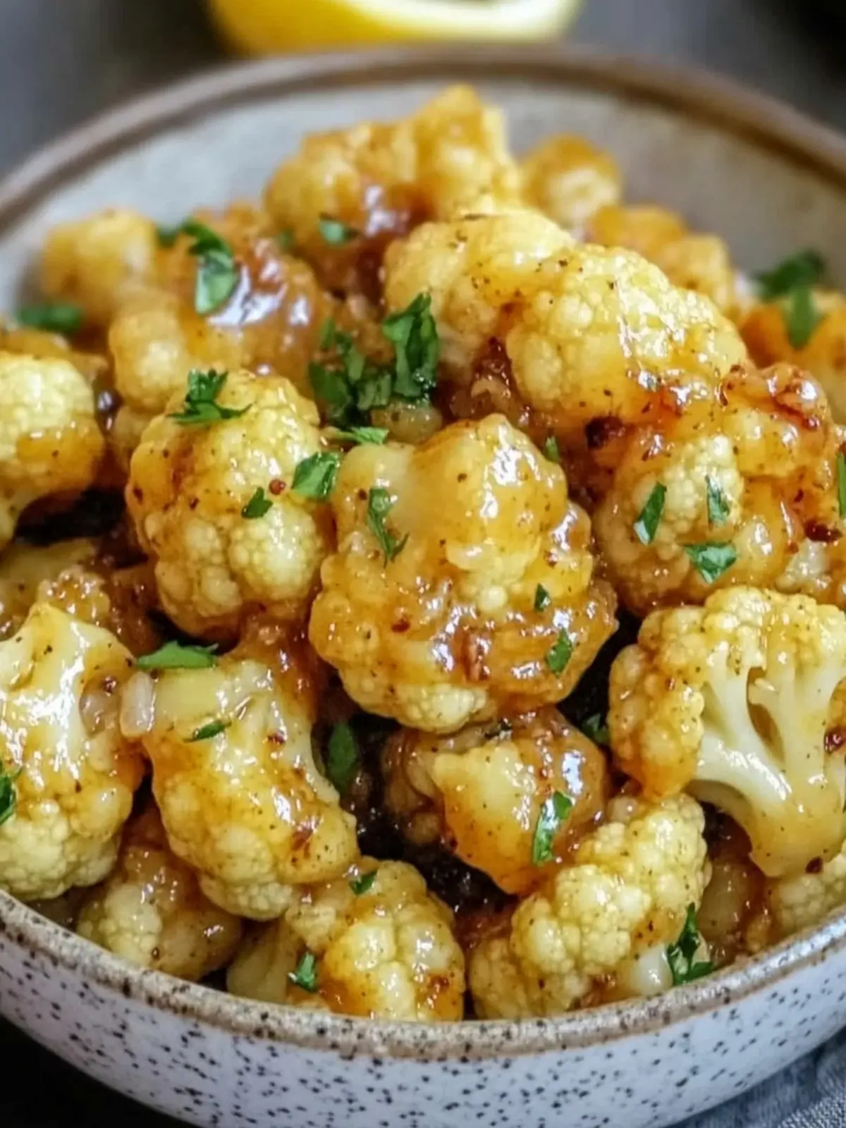 Vegan Lemon Pepper Glazed Cauliflower for Crispy Goodness 5 Vegan Lemon Pepper Glazed Cauliflower