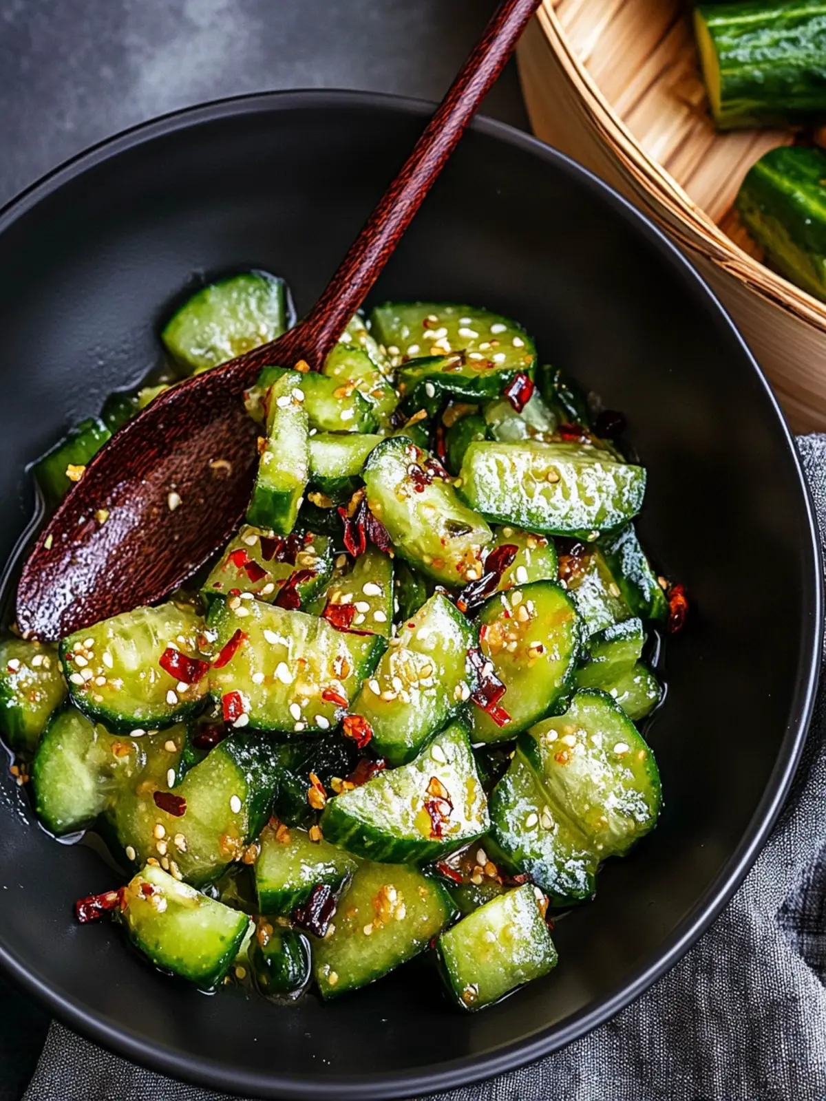 Refreshing Chinese Smashed Cucumber Salad Recipe You’ll Love 2 Chinese Smashed Cucumber Salad (Pai Huang Gua)