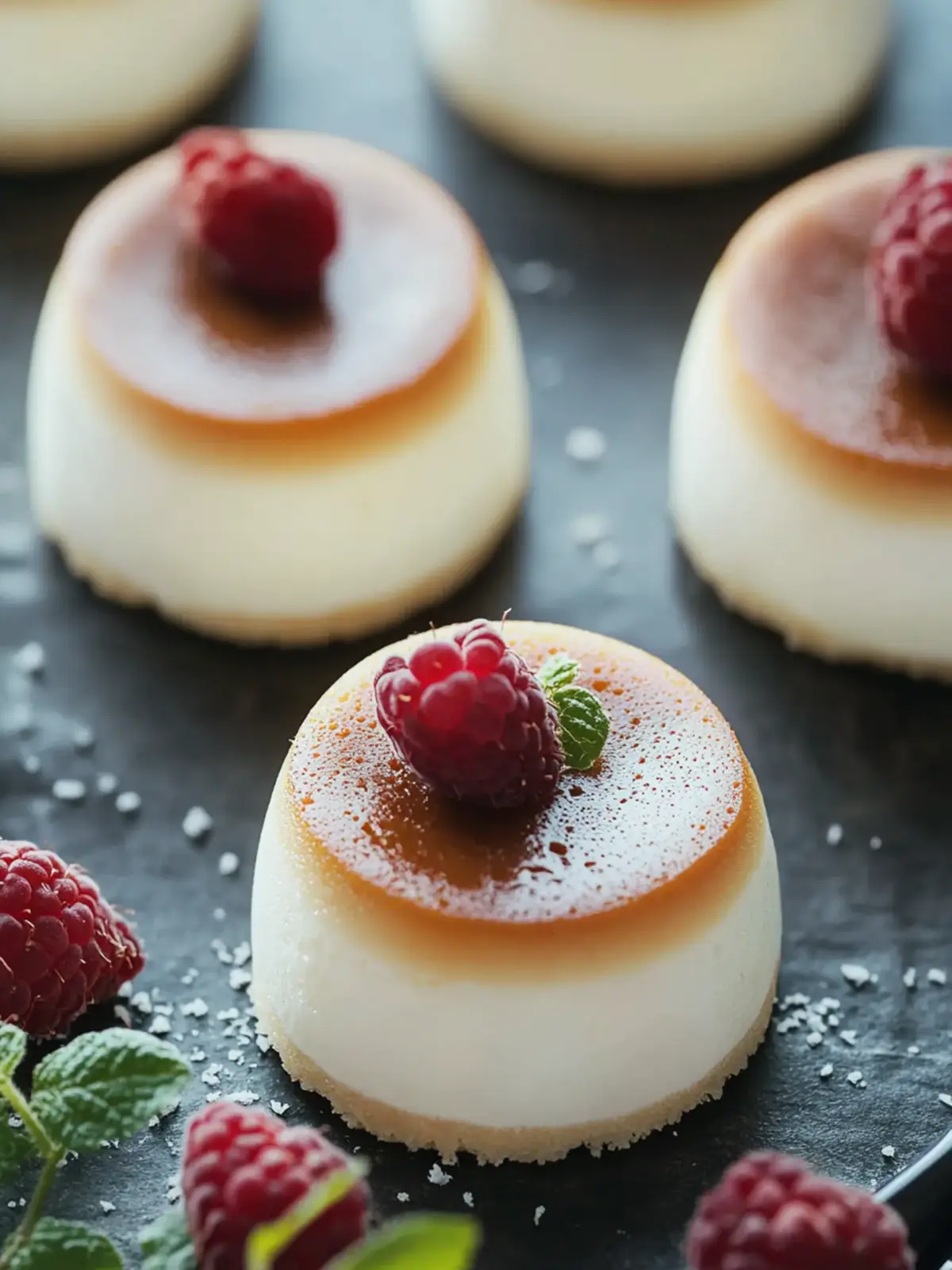 Quick Mini Japanese Cheesecakes