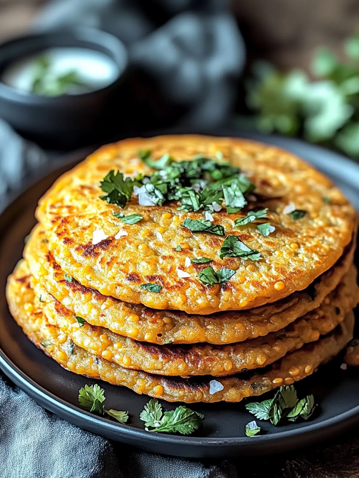 Savory Red Lentil Pancakes: Healthy, Flavorful, and Easy 5 Savory Red Lentil Pancakes